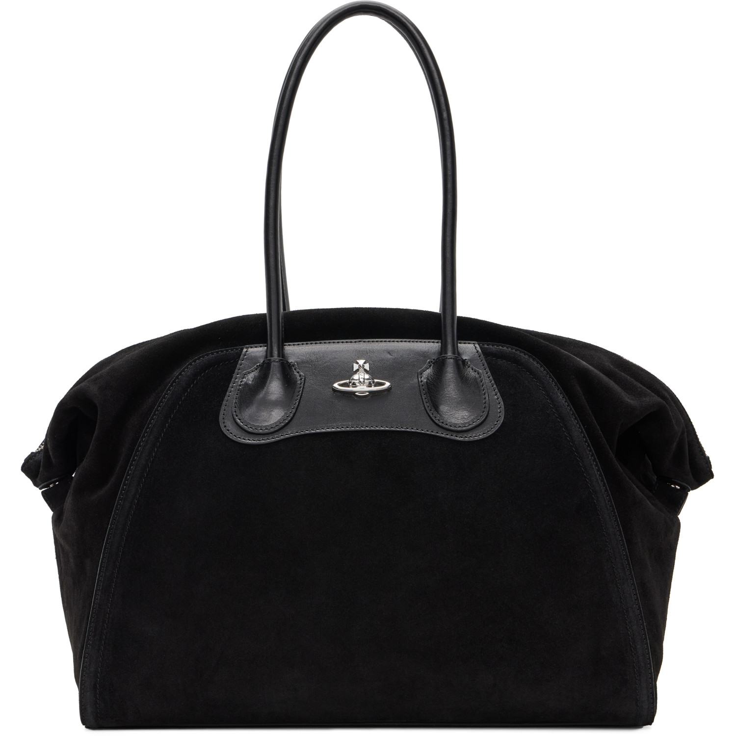 Vivienne Westwood Black Shirley Holdall Bag
