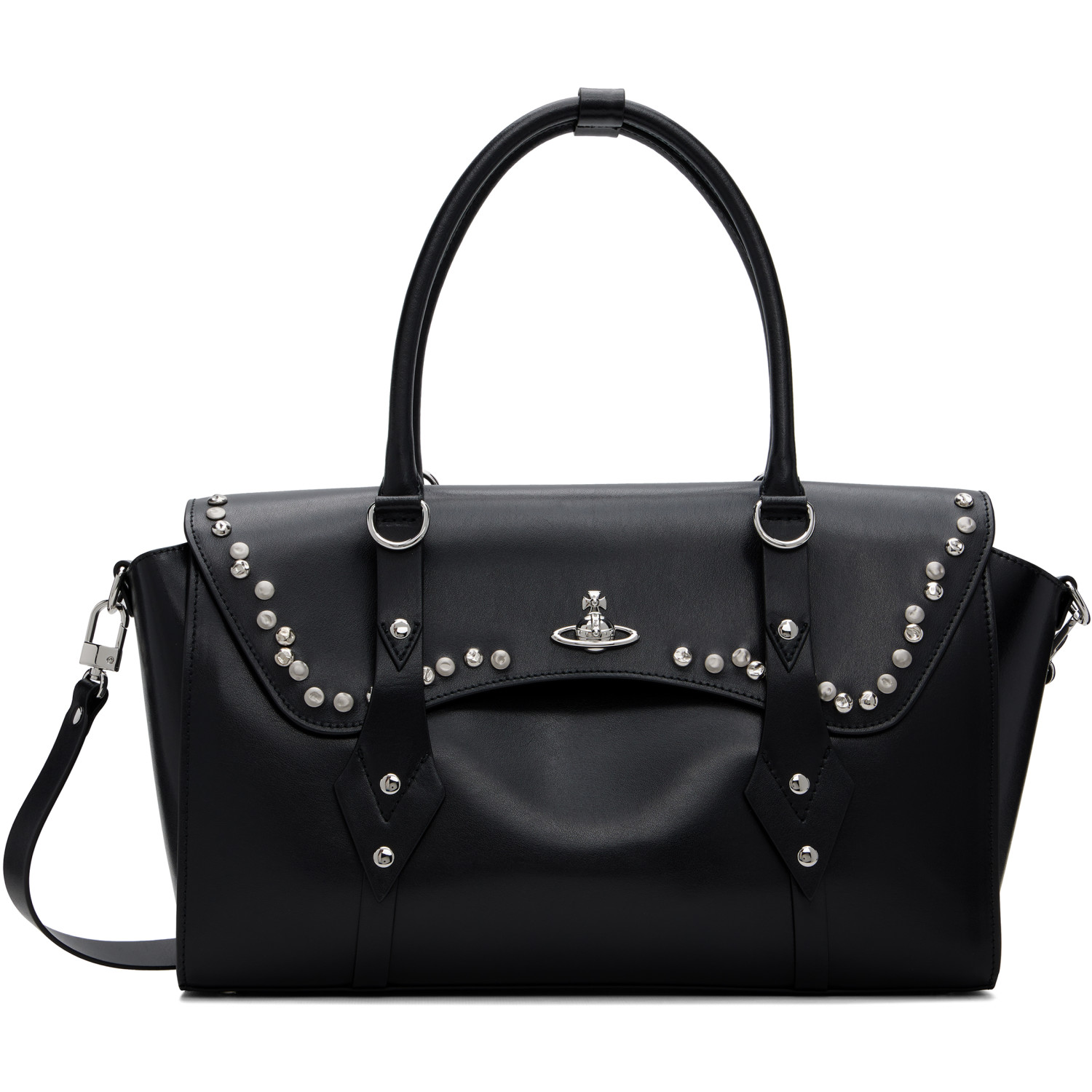 Vivienne Westwood Blcak Bettina Medium Hand Bag
