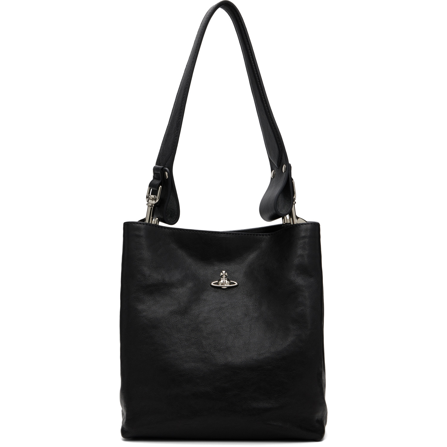 Vivienne Westwood Black Lottie Small Shoulder Bag