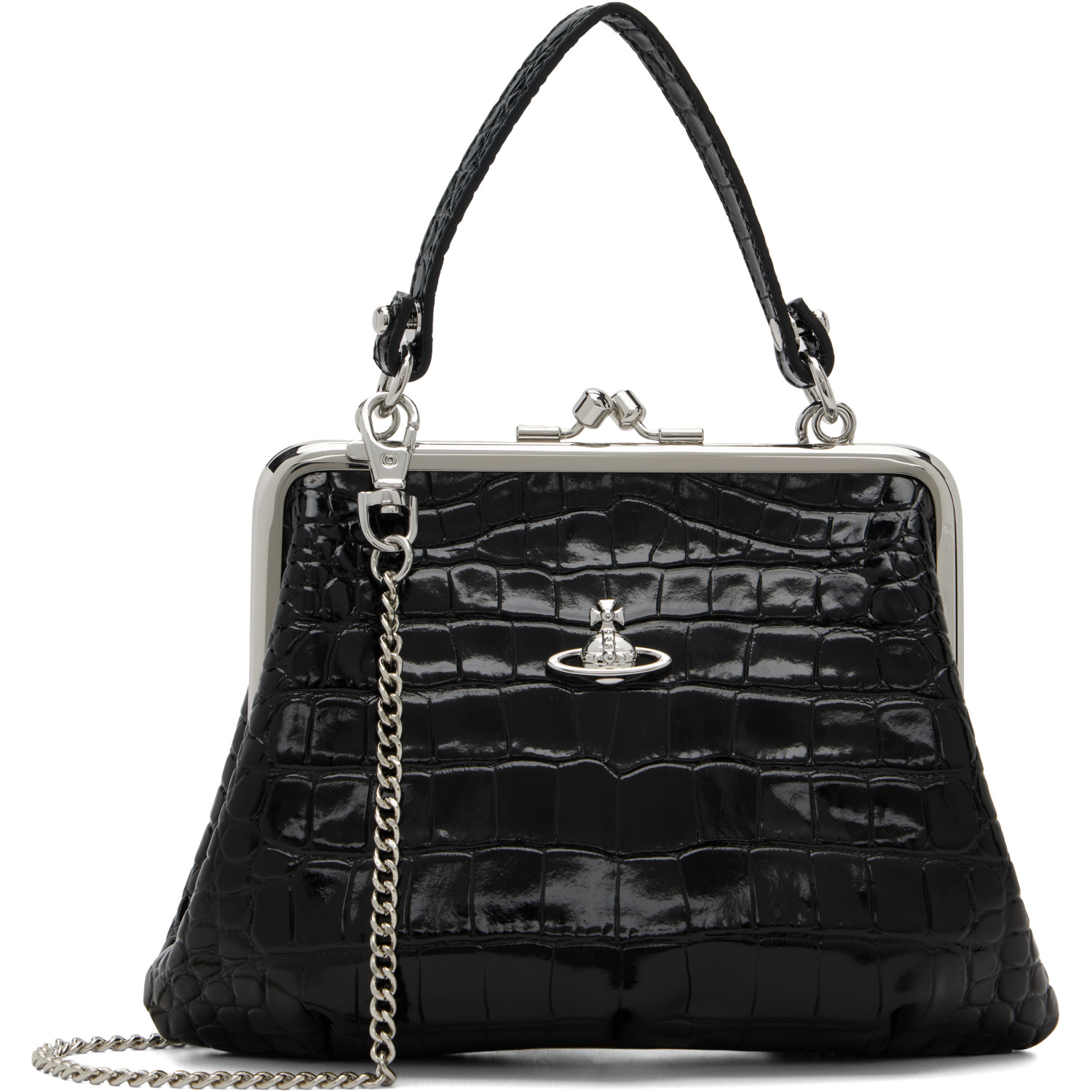 Vivienne Westwood Black Granny Frame Bag