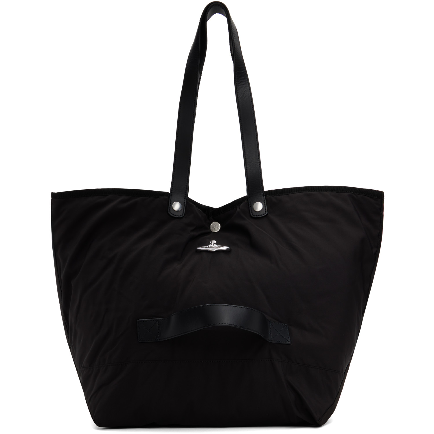 Vivienne Westwood Black Utility Shopper Tote