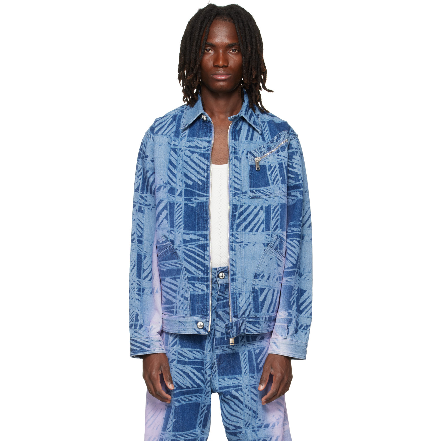 Vivienne Westwood Blue Piranha Denim Jacket