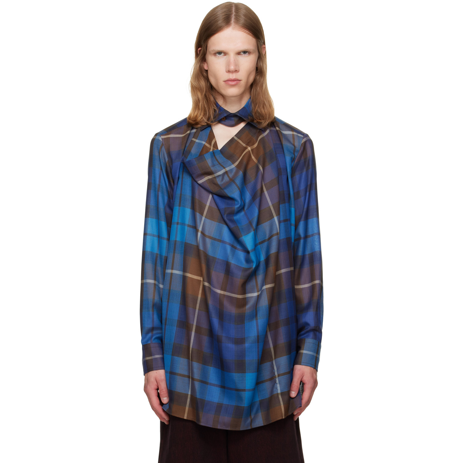 Vivienne Westwood Blue Square Shirt