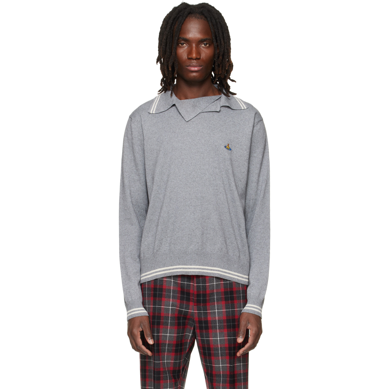 Vivienne Westwood Gray Doubletake Polo