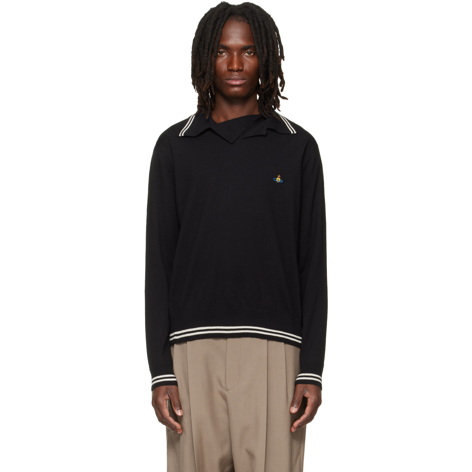 Vivienne Westwood Black Doubletake Polo