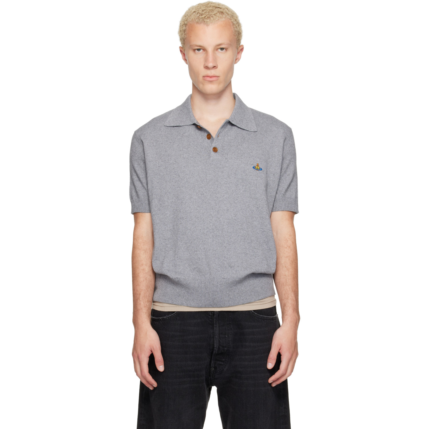 Vivienne Westwood Gray Mark Polo