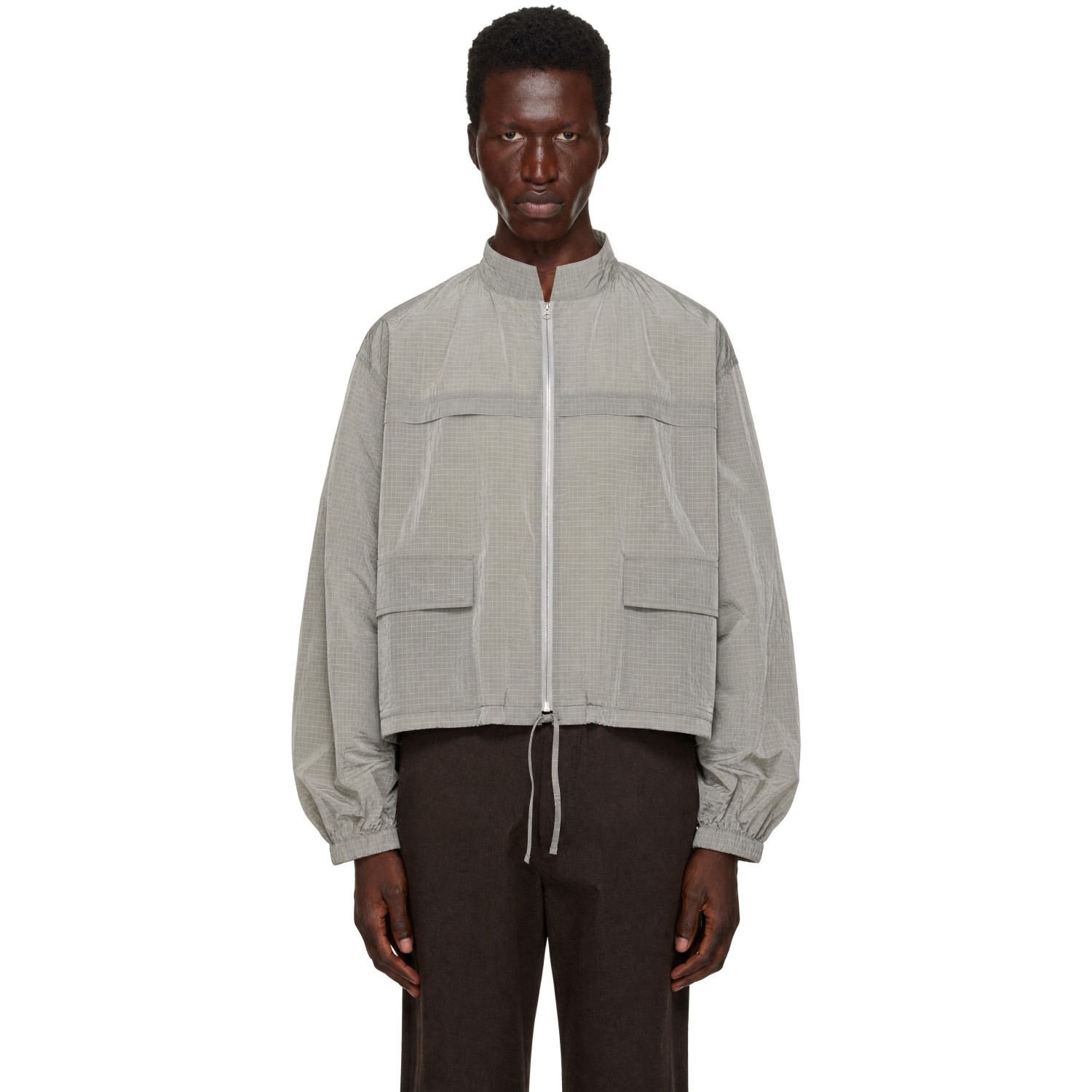 colbo Gray Ripstop Track Jacket