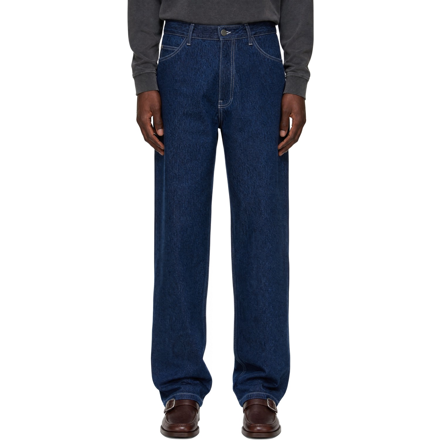 colbo Blue Stonewashed Tapered Jeans