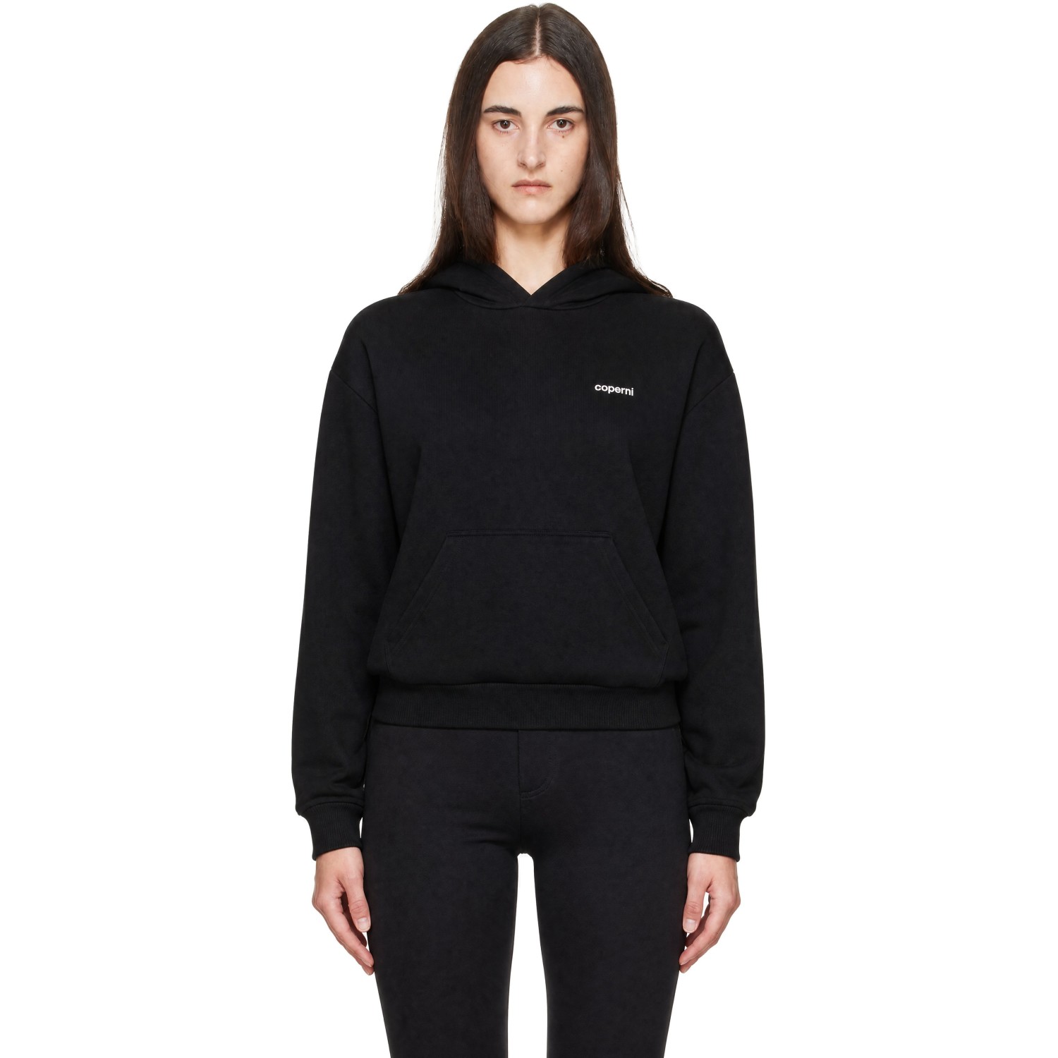 Coperni Black Cap Hoodie