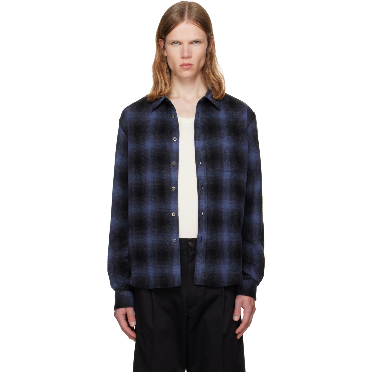 vowels Blue River Shirt