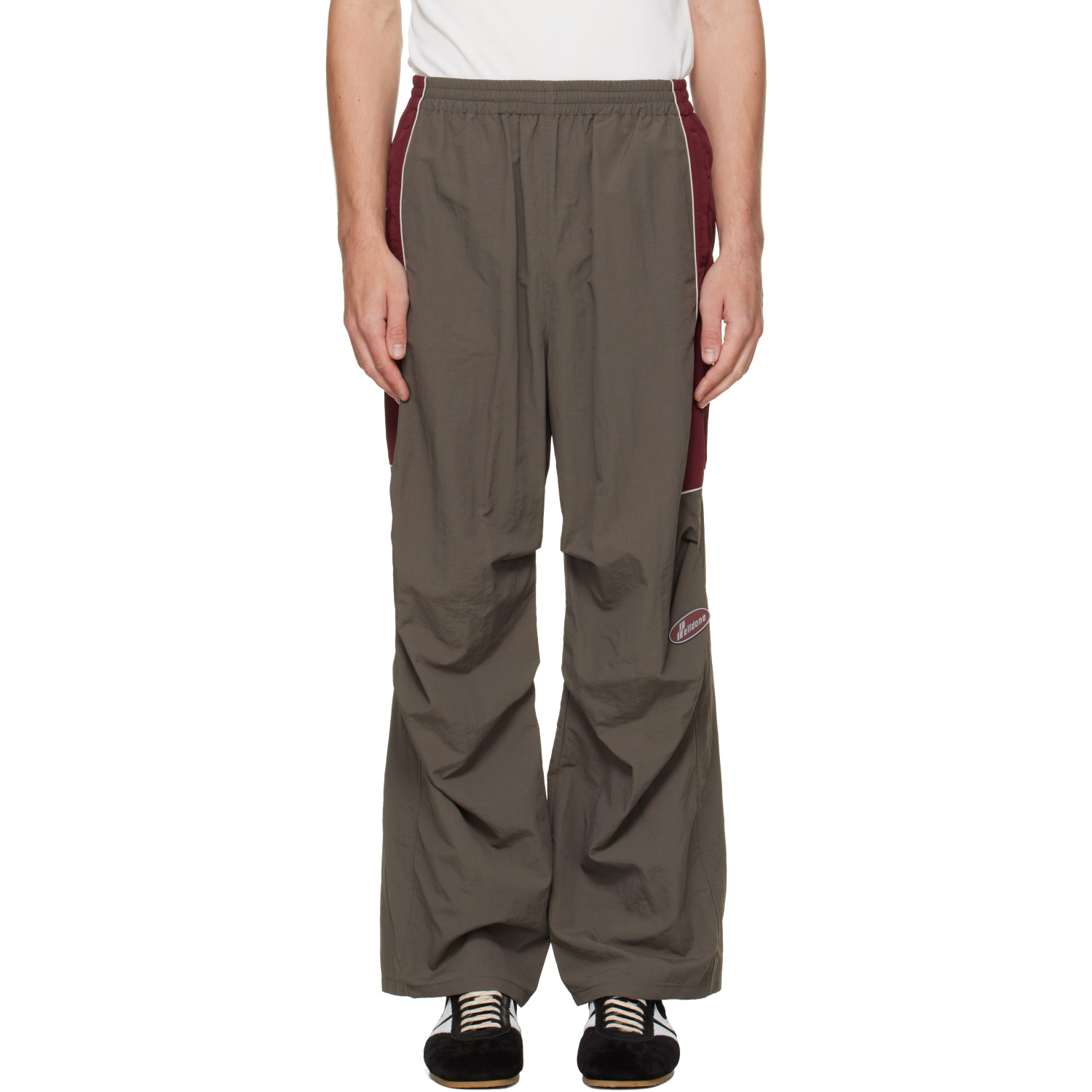 We11done Gray Sporty Track Pants