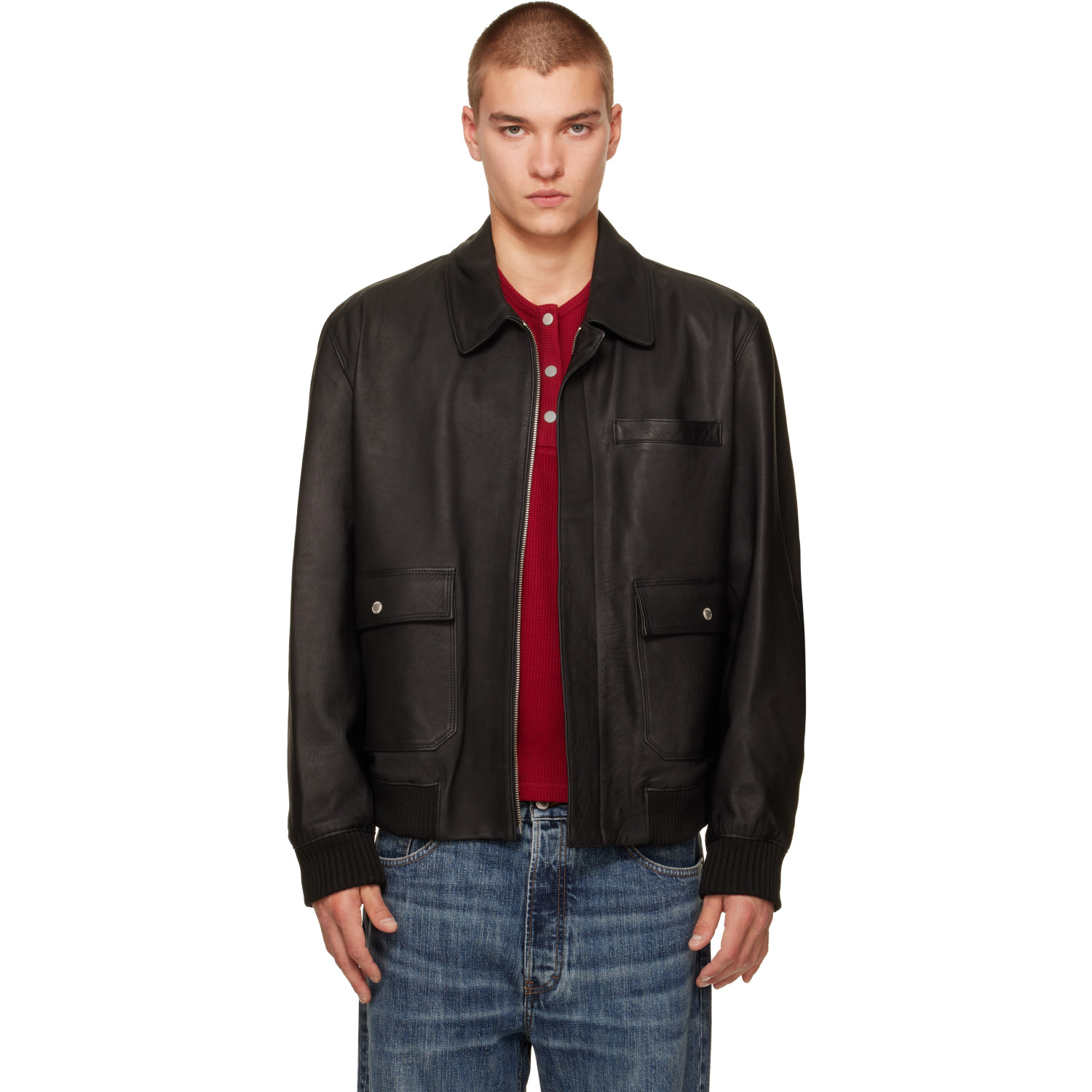 CARRER Black Coda Leather Jacket