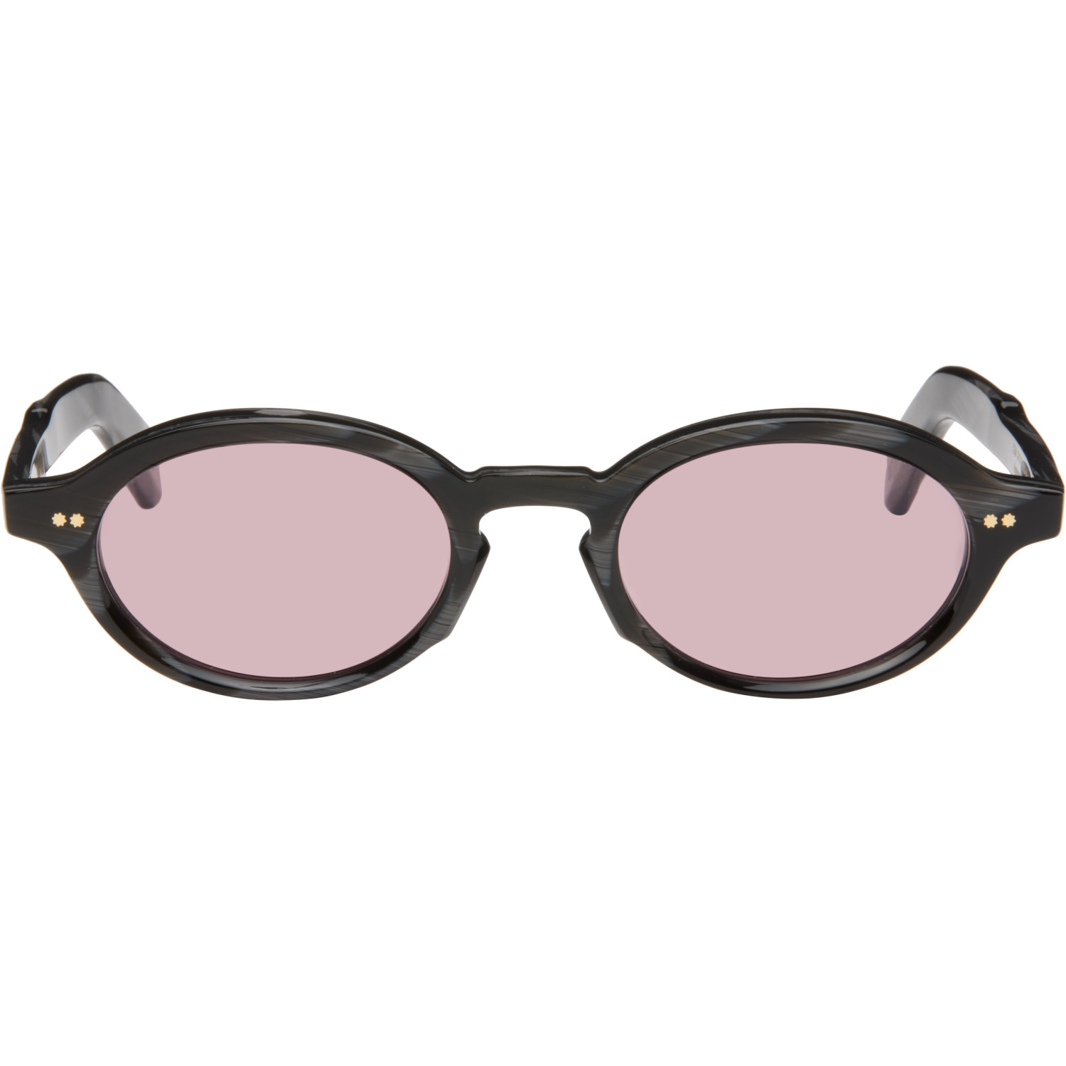 Cutler and Gross Black GR13 Oval Sunglasses