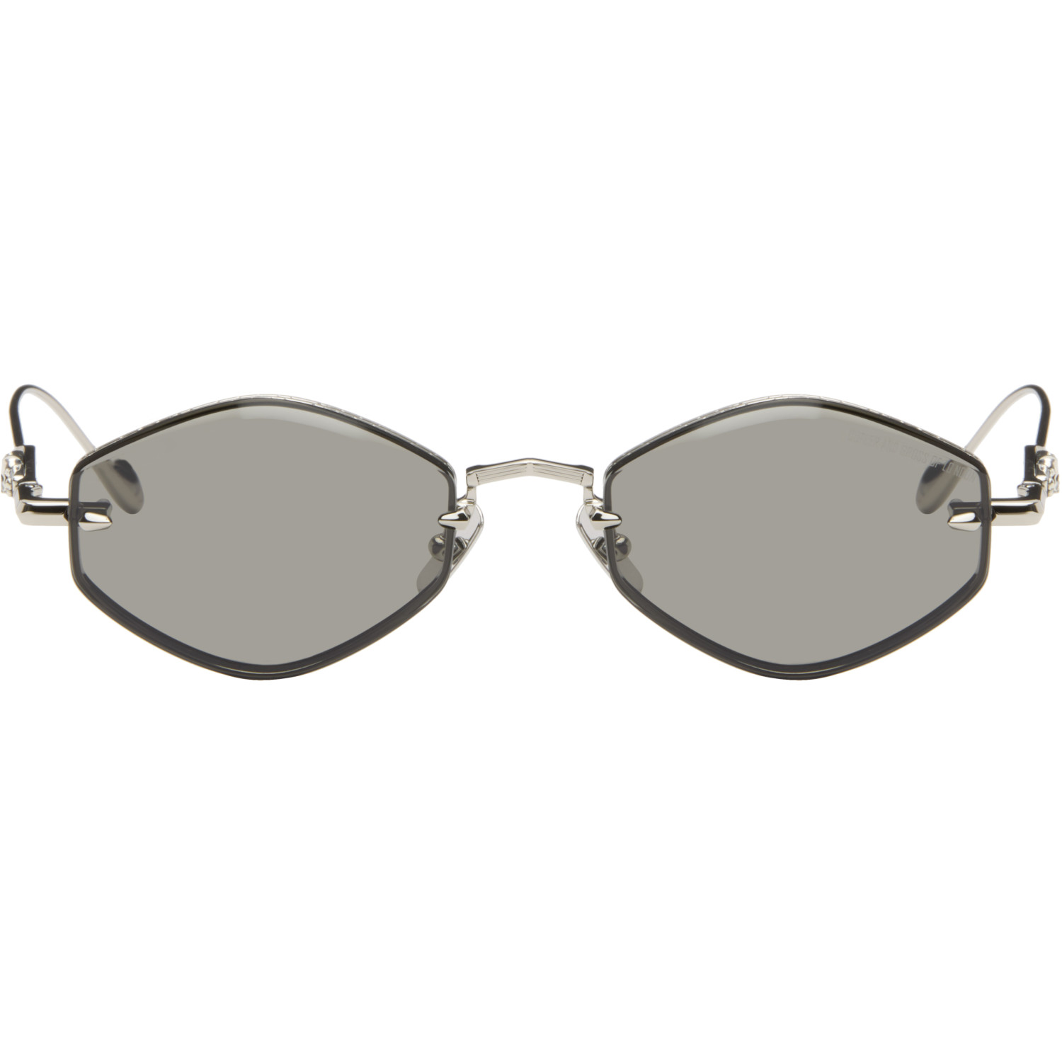 Cutler and Gross Silver The Great Frog Edition Carol Sunglasses