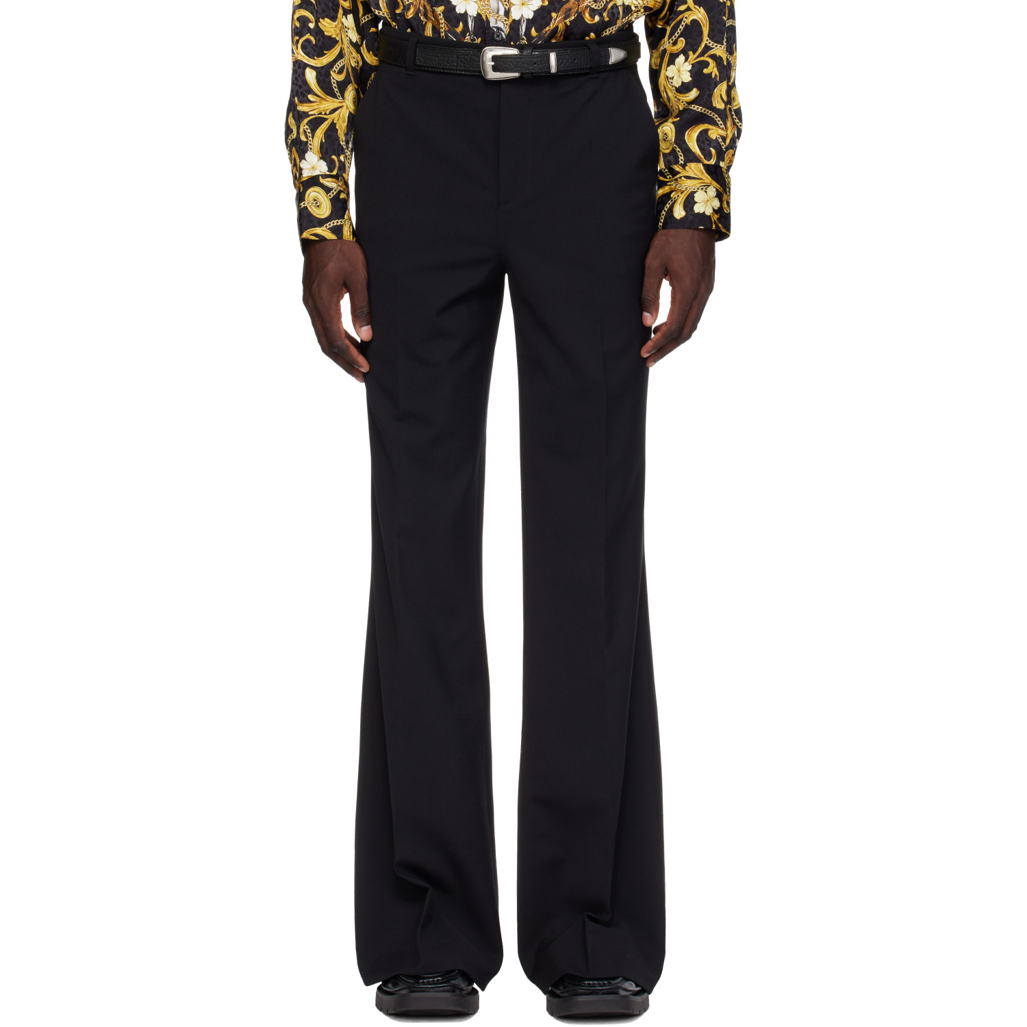 LU'U DAN Black LU'U Bells Bell Bottom Trousers