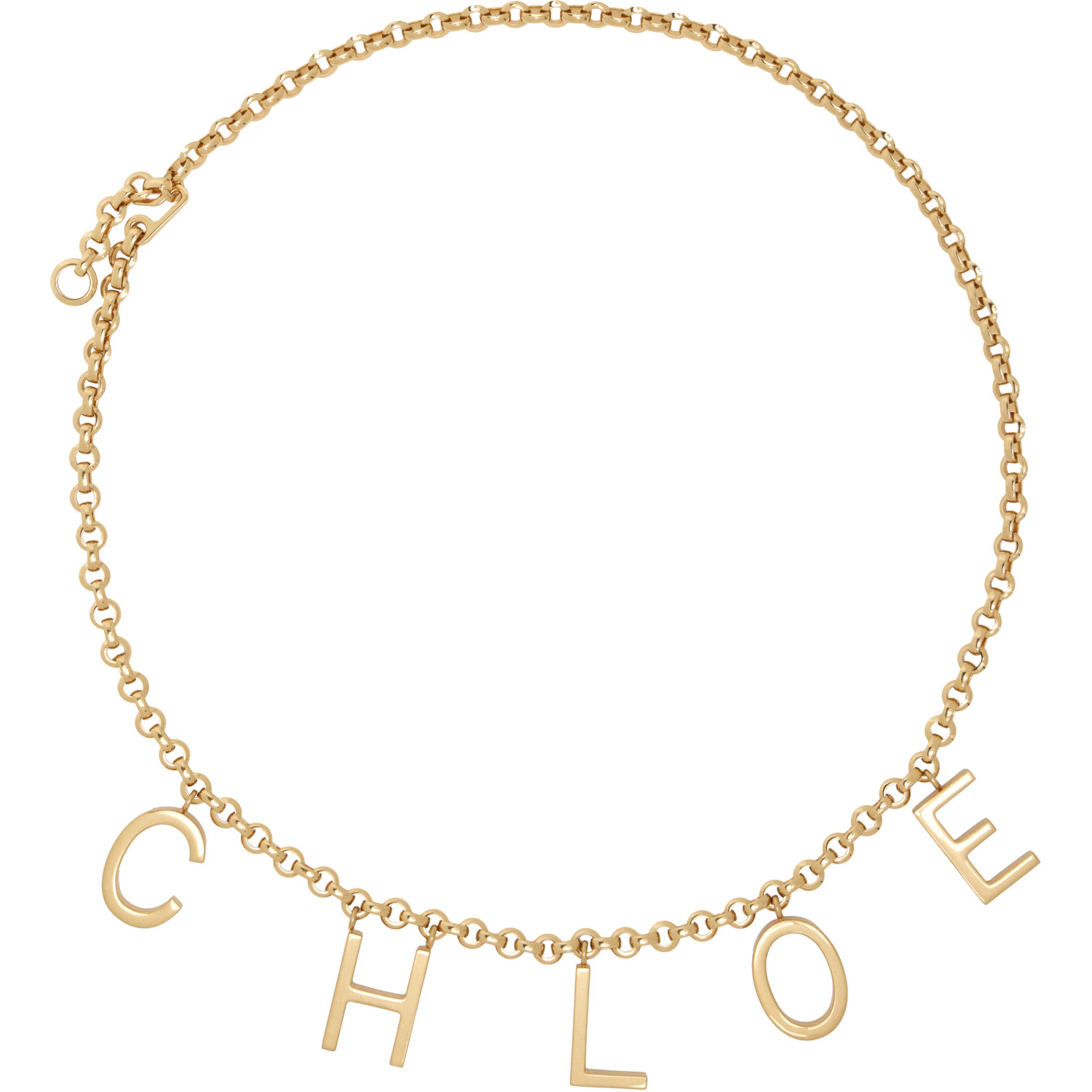Chloé Gold 'The Chloé Letters' Belt