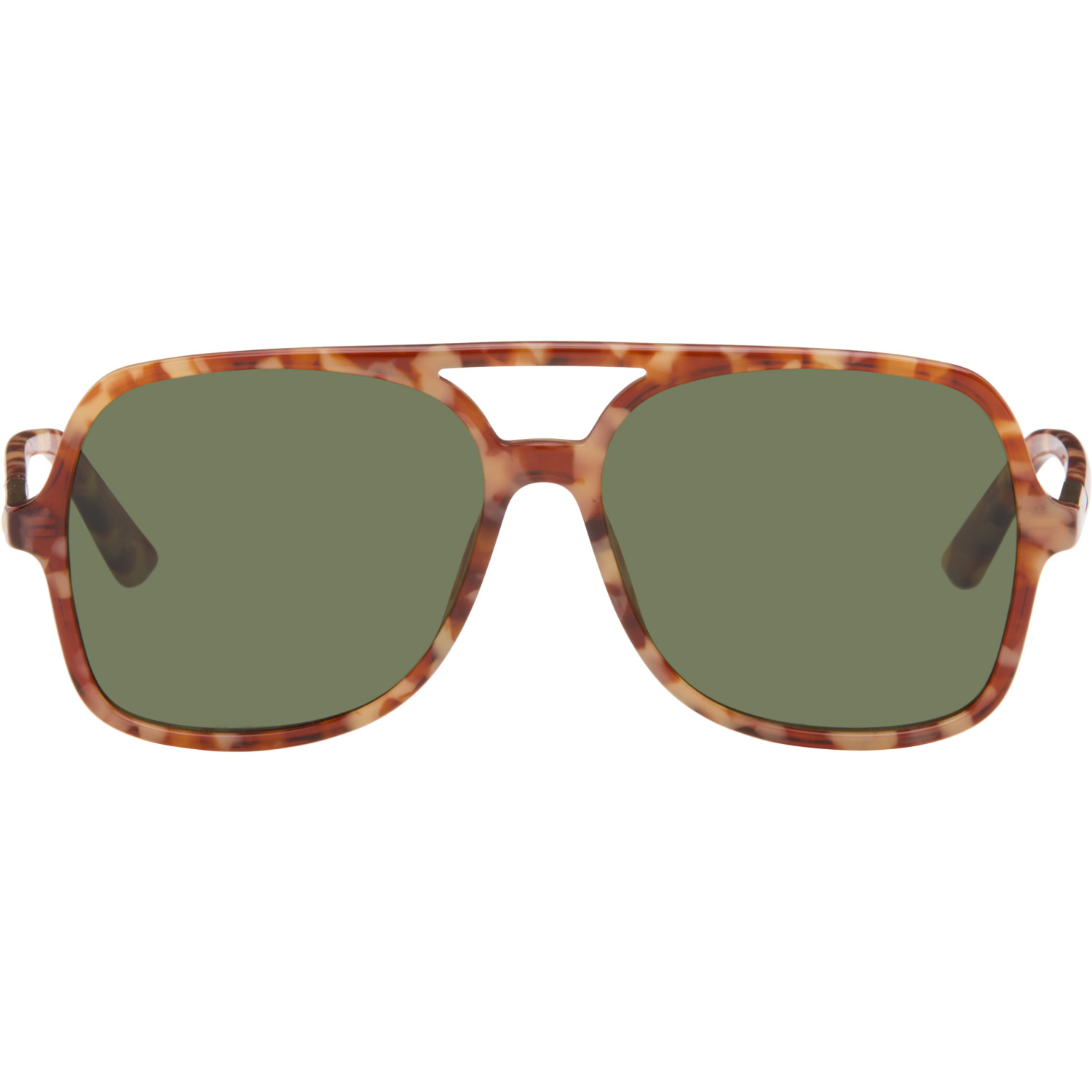 Chloé Brown Aviator Sunglasses