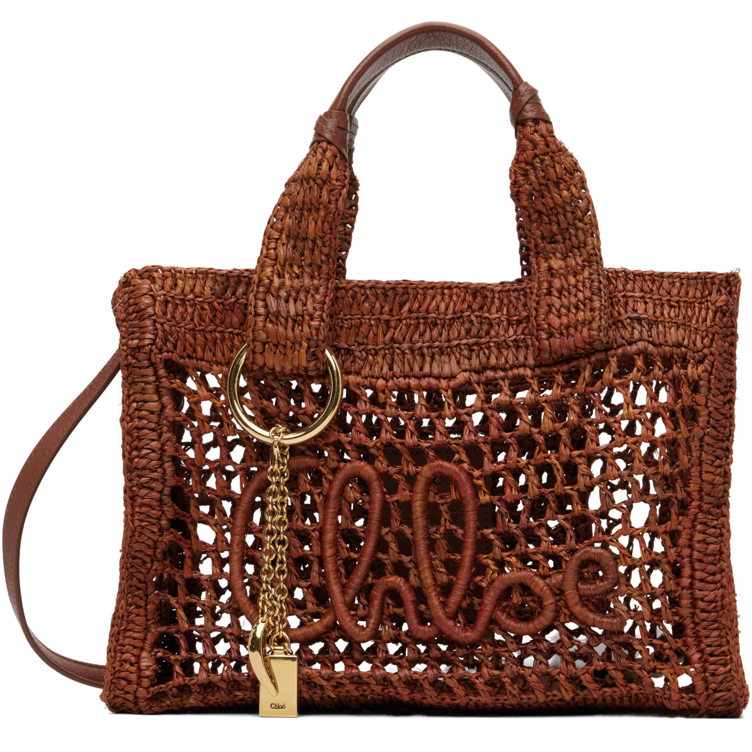 Chloé Brown Made For A Woman Edition Summer Banana Tote