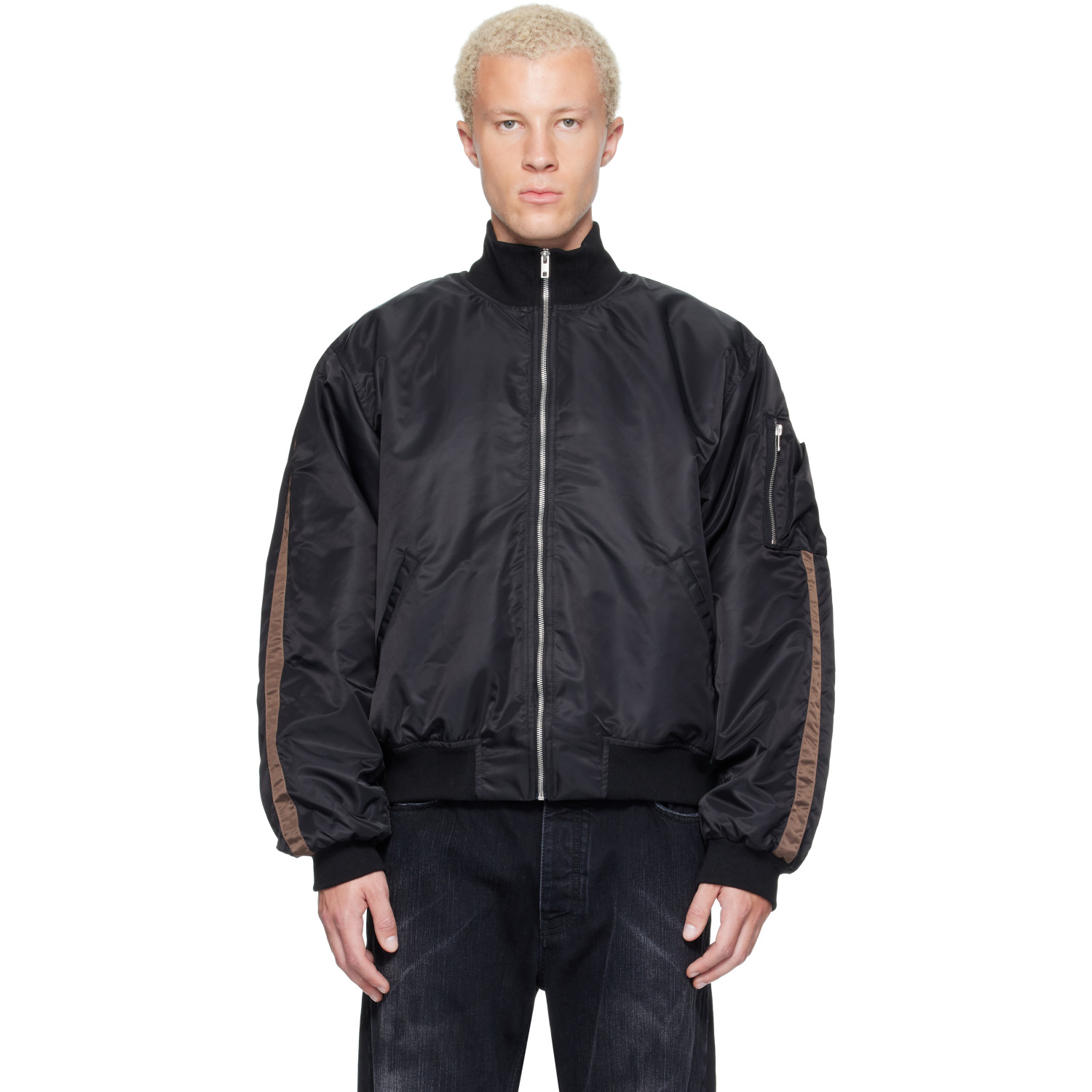 ALEXANDER DIGENOVA Black RL Bomber Jacket