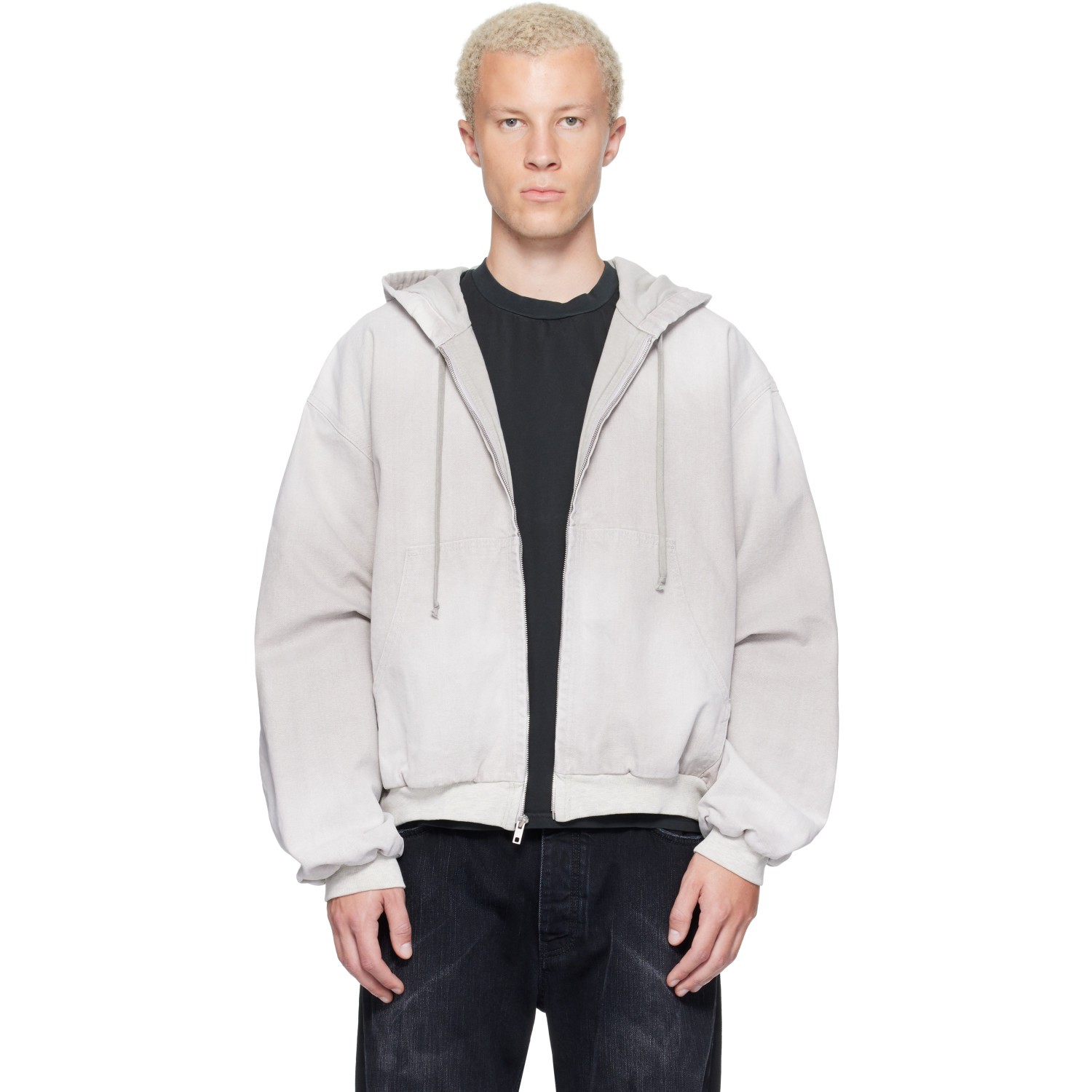 ALEXANDER DIGENOVA Gray Underground Canvas Jacket