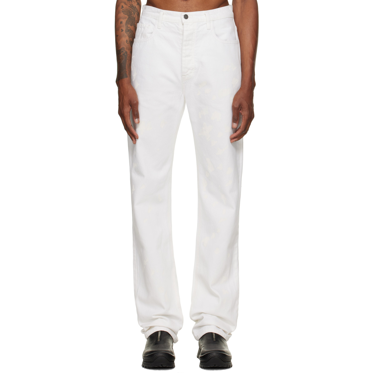 ALEXANDER DIGENOVA White Painter Jeans
