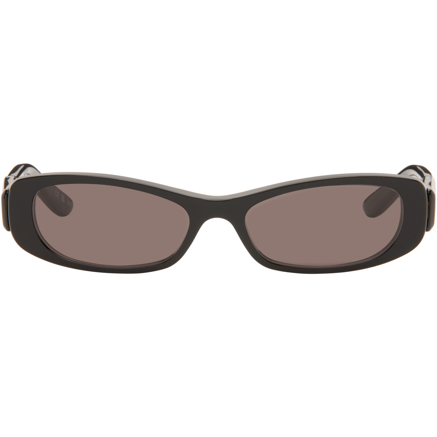 Balenciaga Black Rectangular Sunglasses