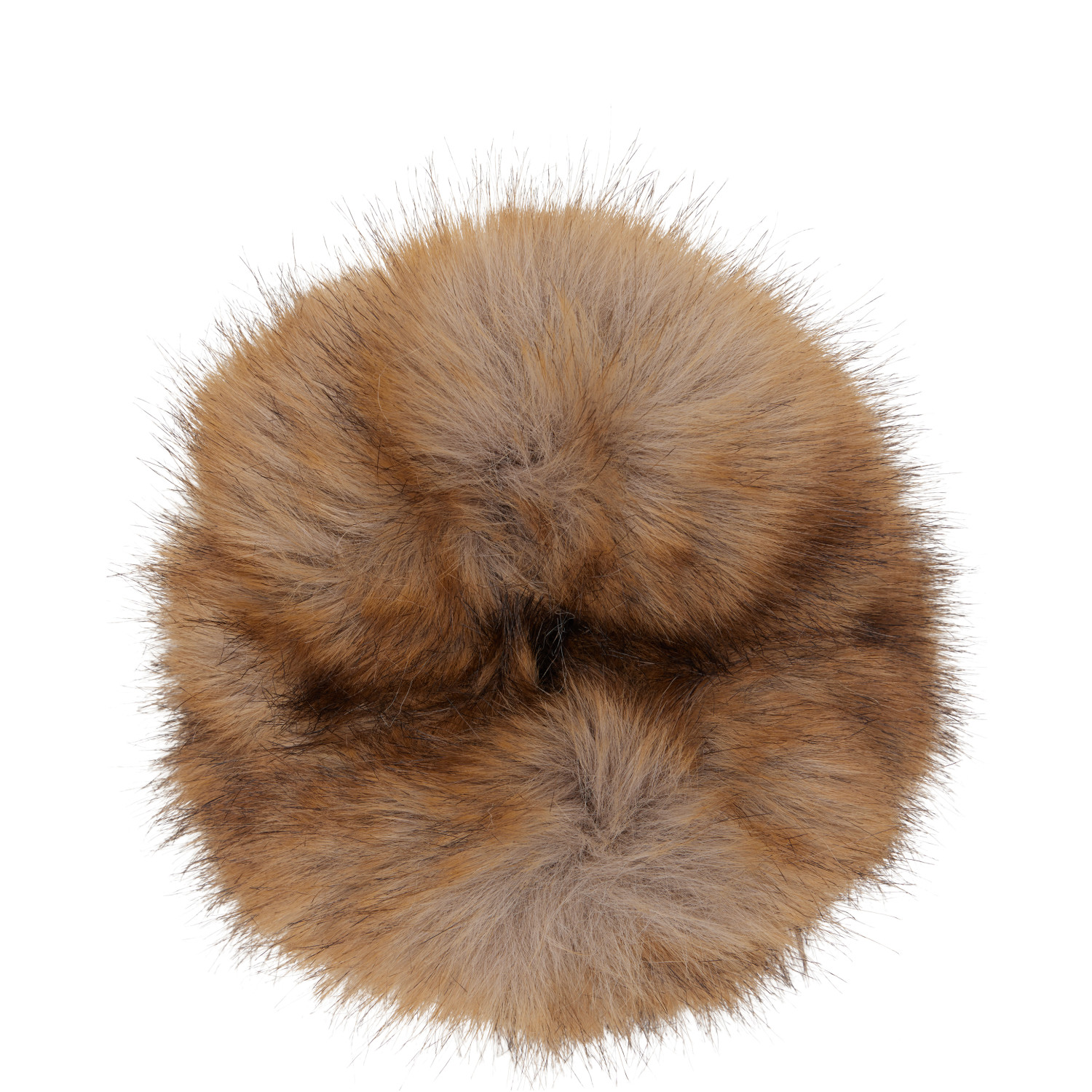 Balenciaga Beige Holli Faux Fur Scrunchie