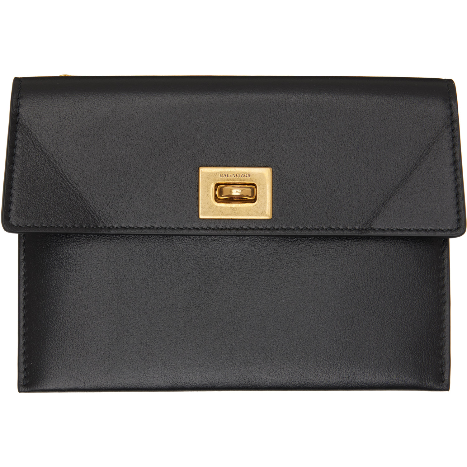 Balenciaga Black Rodeo Card Holder