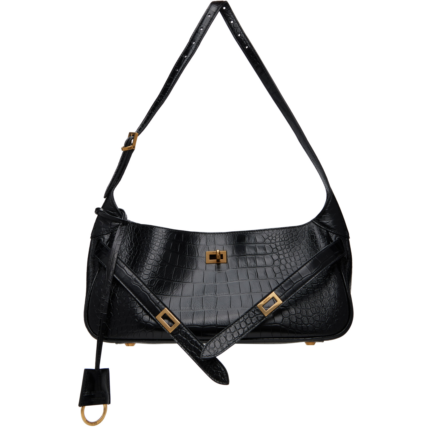Balenciaga Black Bel Air S Shoulder Bag