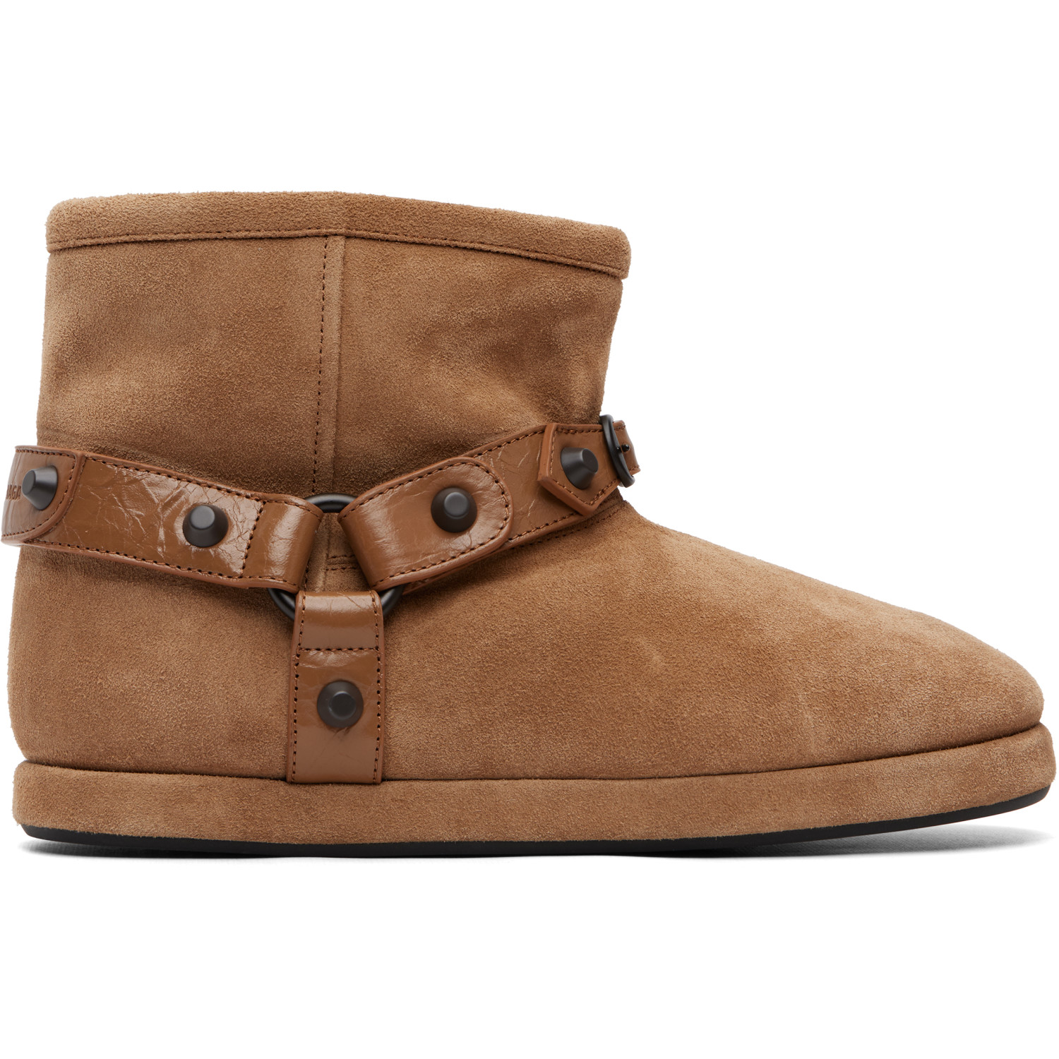 Balenciaga Tan Alaska Soft Boots