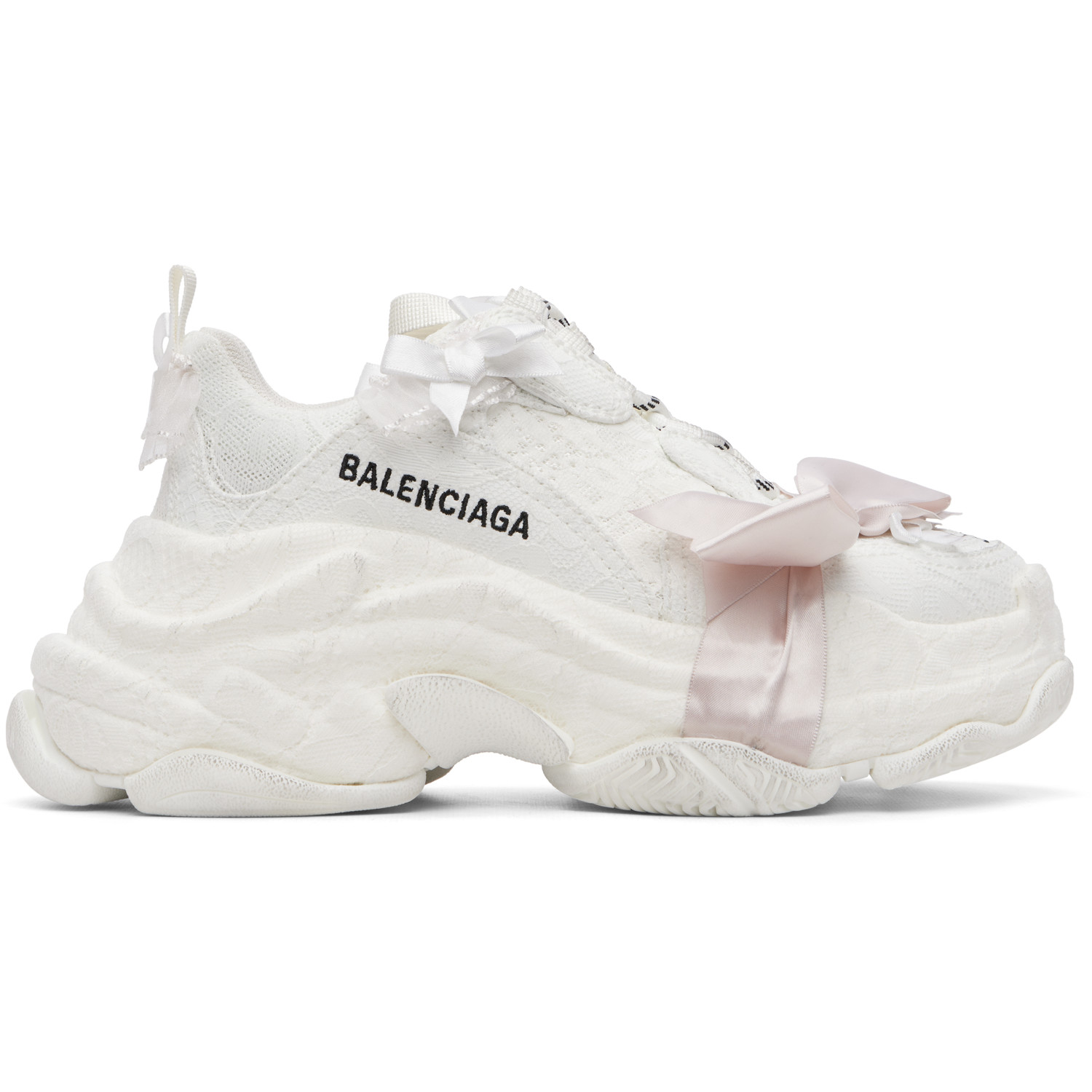 Balenciaga White Triple S Sneakers