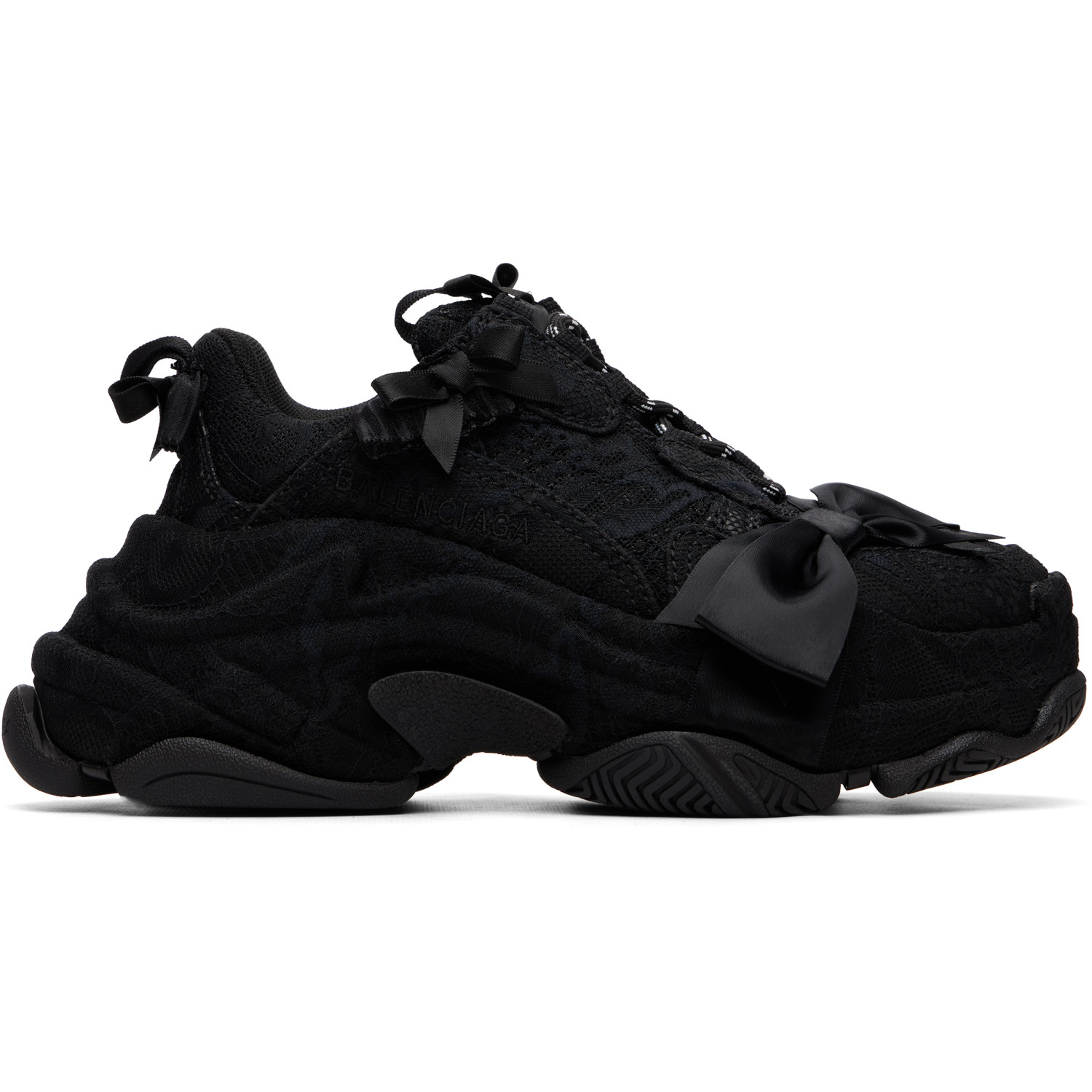 Balenciaga Black Triple S Sneakers