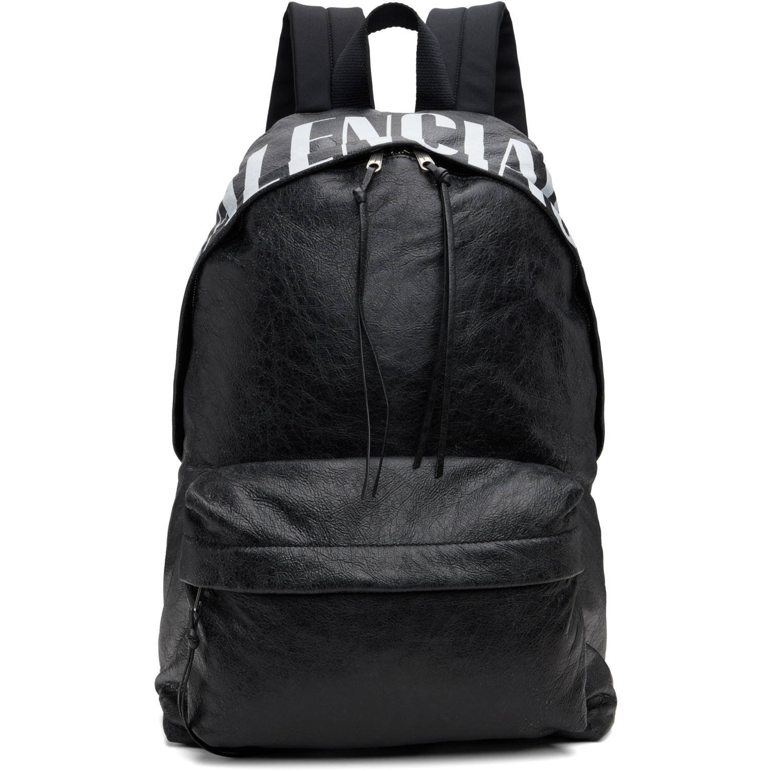 Balenciaga Black Vintage Area Storico Editor Backpack