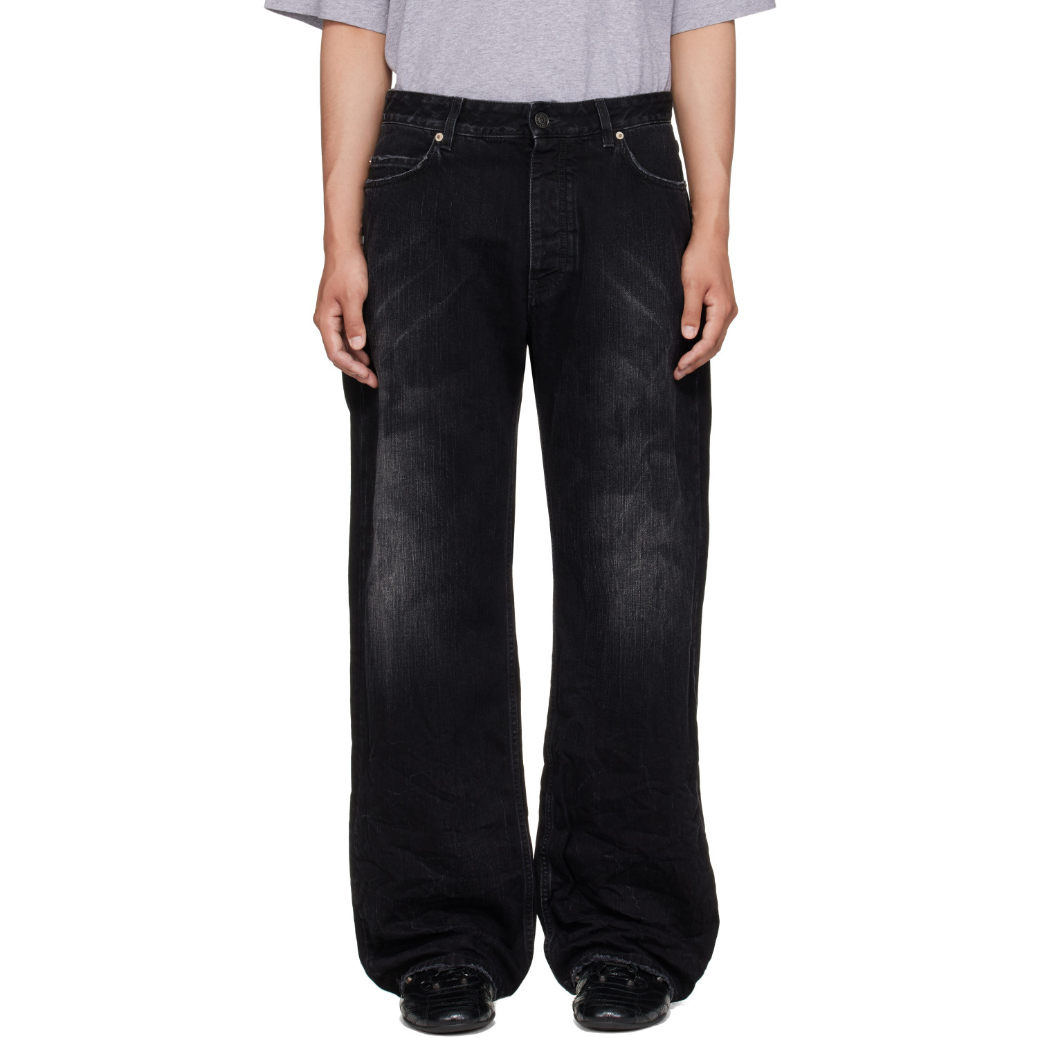 Balenciaga Black Relaxed Fit Jeans