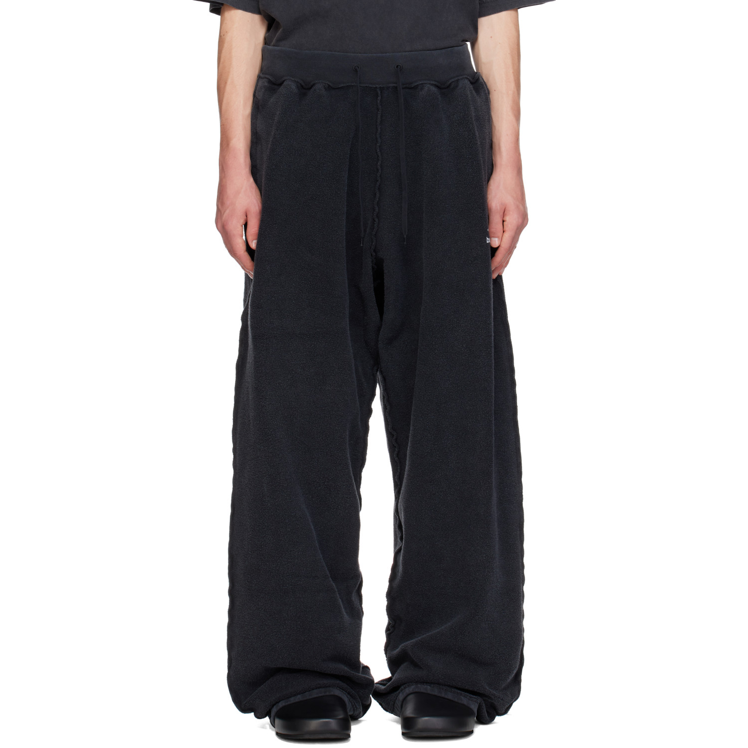 Balenciaga Black Fleece Oversized Sweatpants