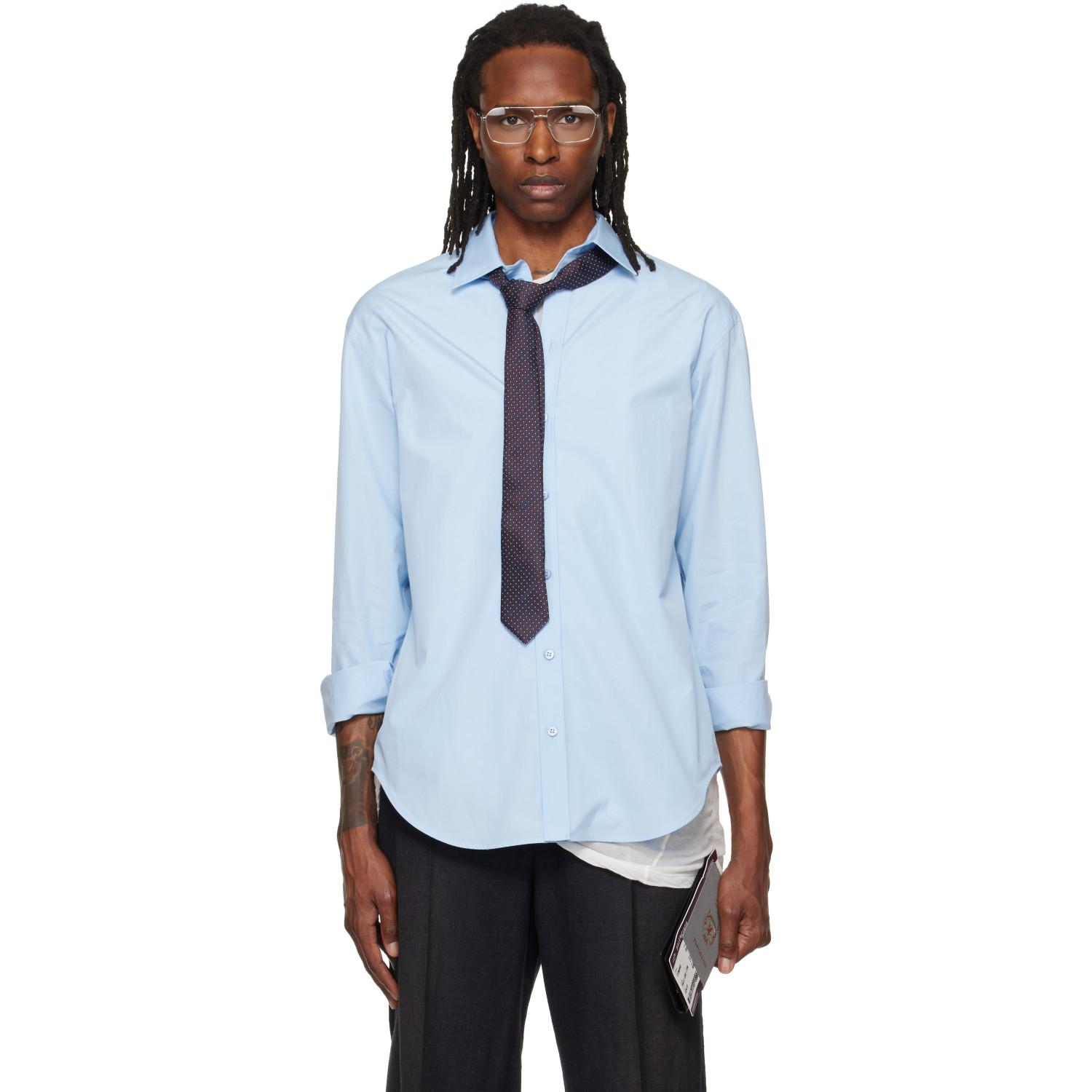 Balenciaga Blue Standard Shirt