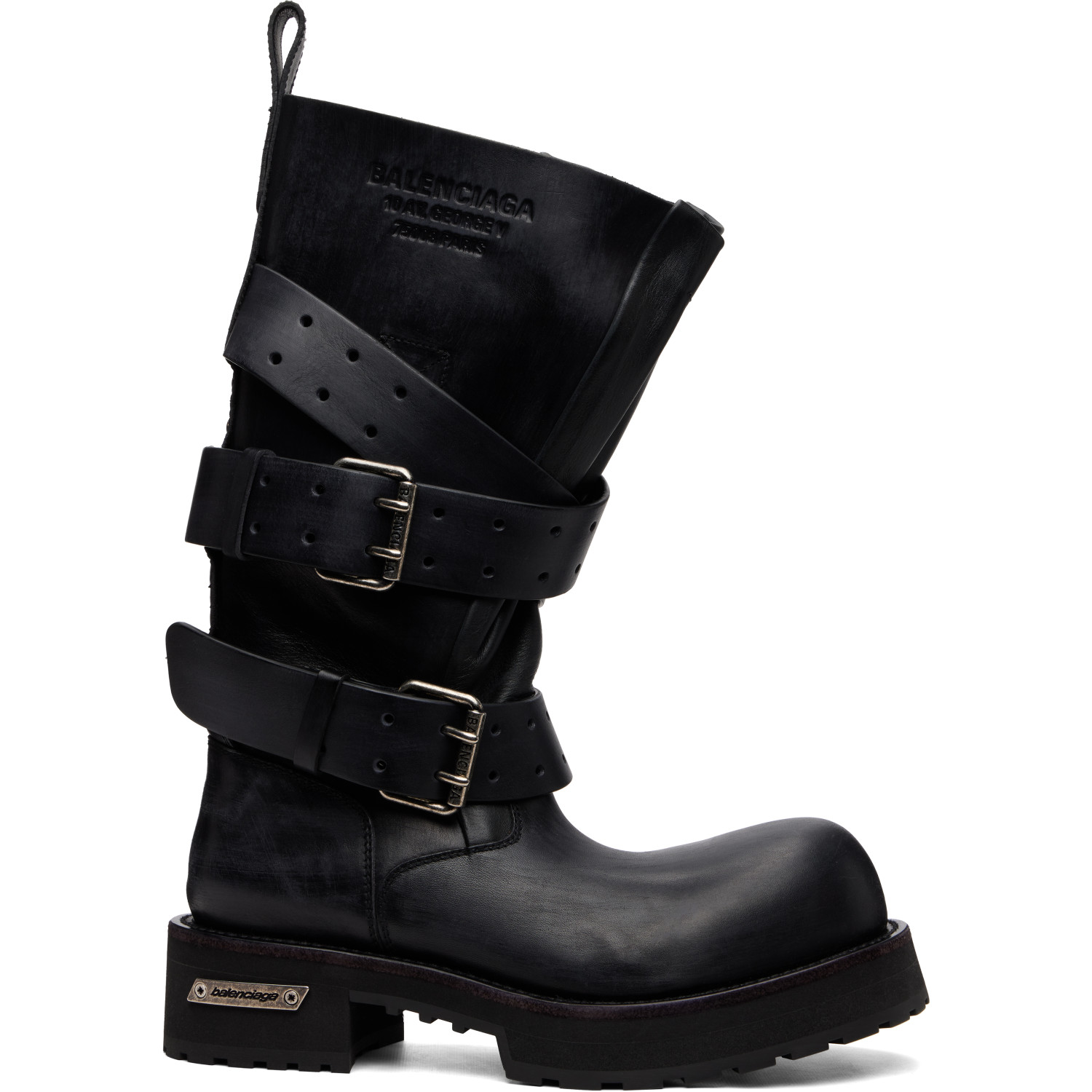 Balenciaga Black Venom High Boots