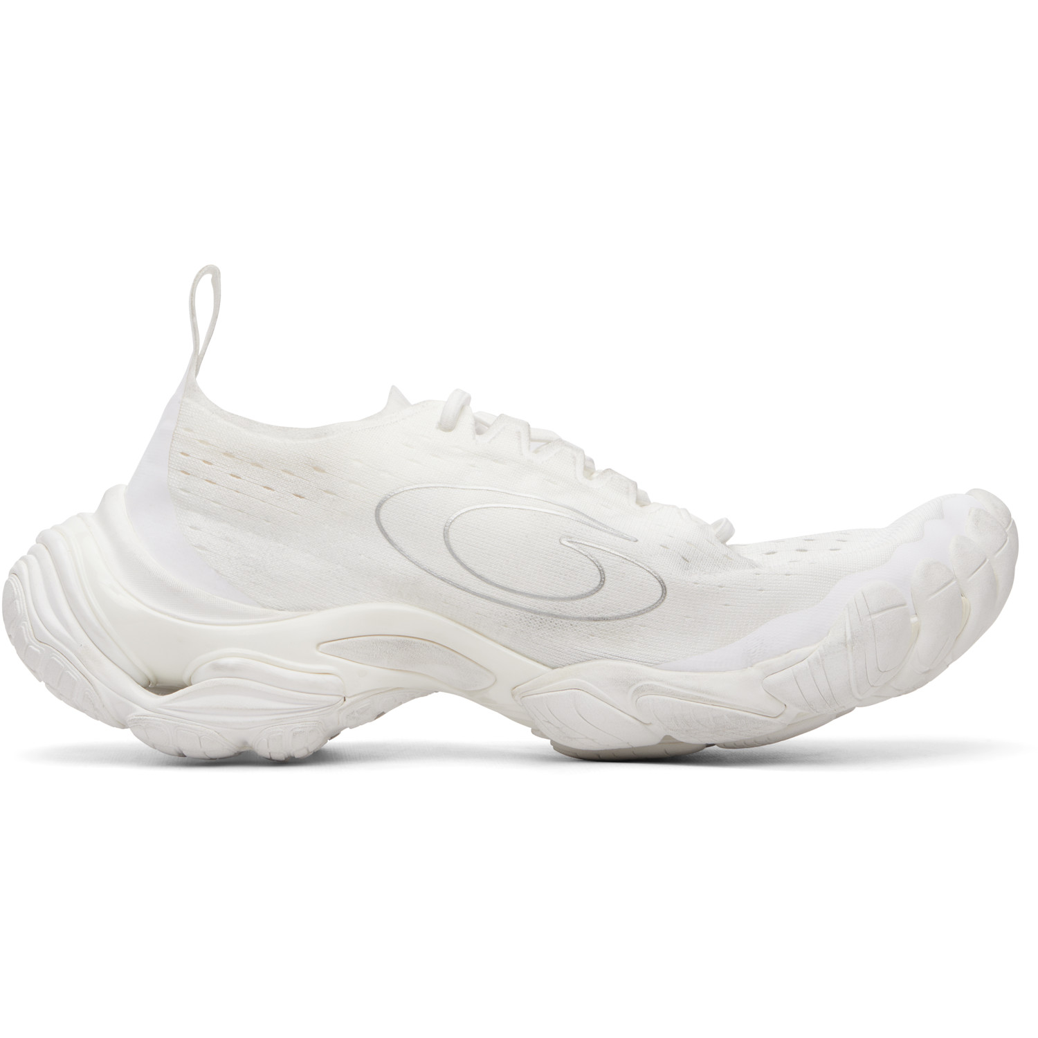 Balenciaga White Anatomic Runner Sneakers
