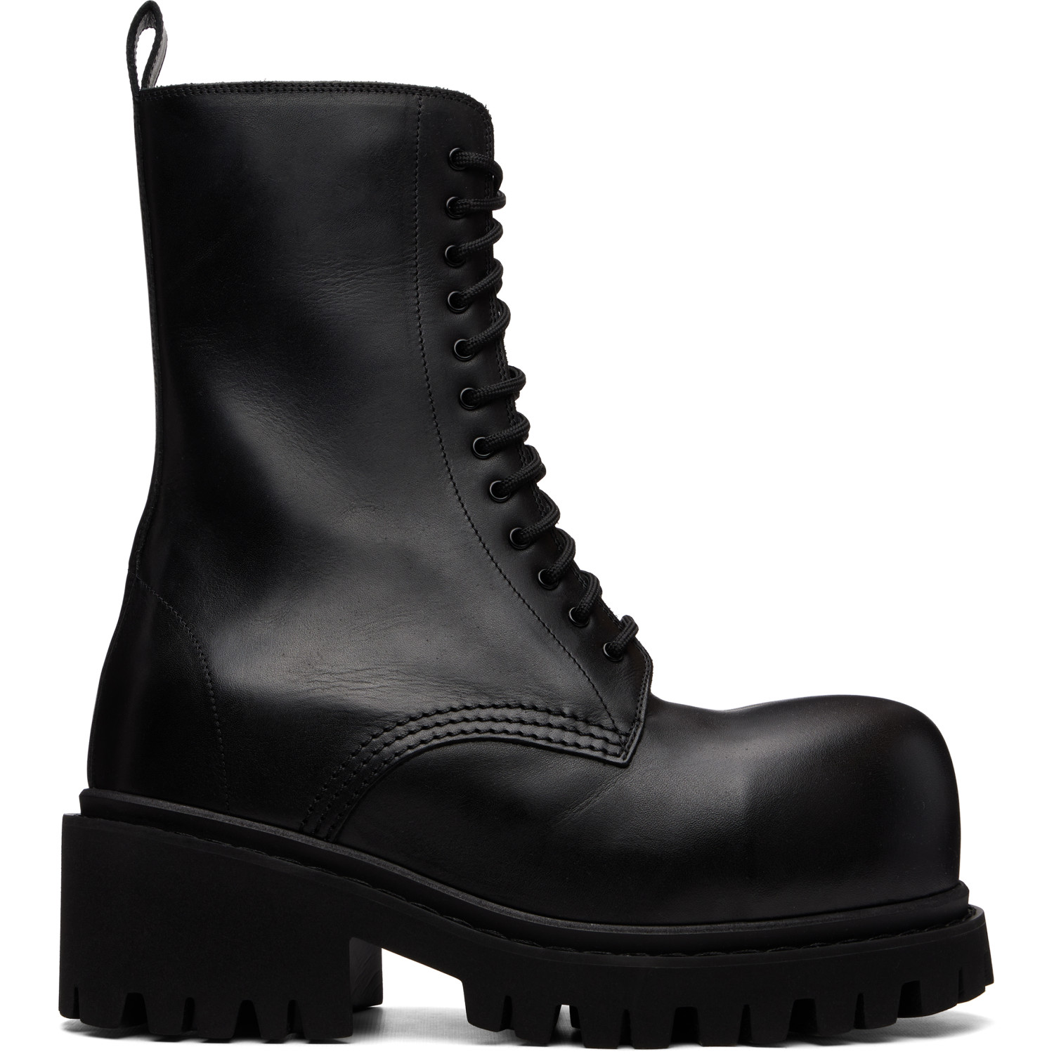 Balenciaga Black Stomper Boots