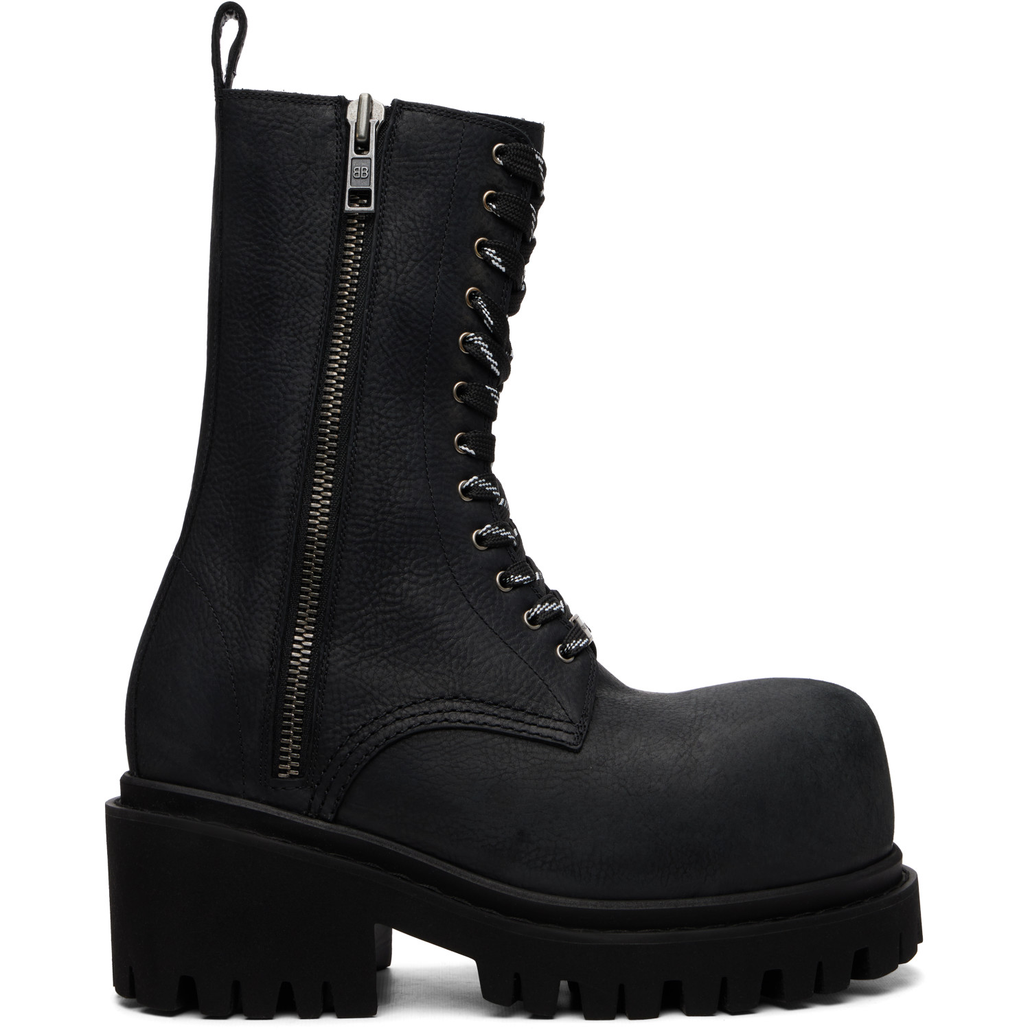 Balenciaga Black Stomper Boots