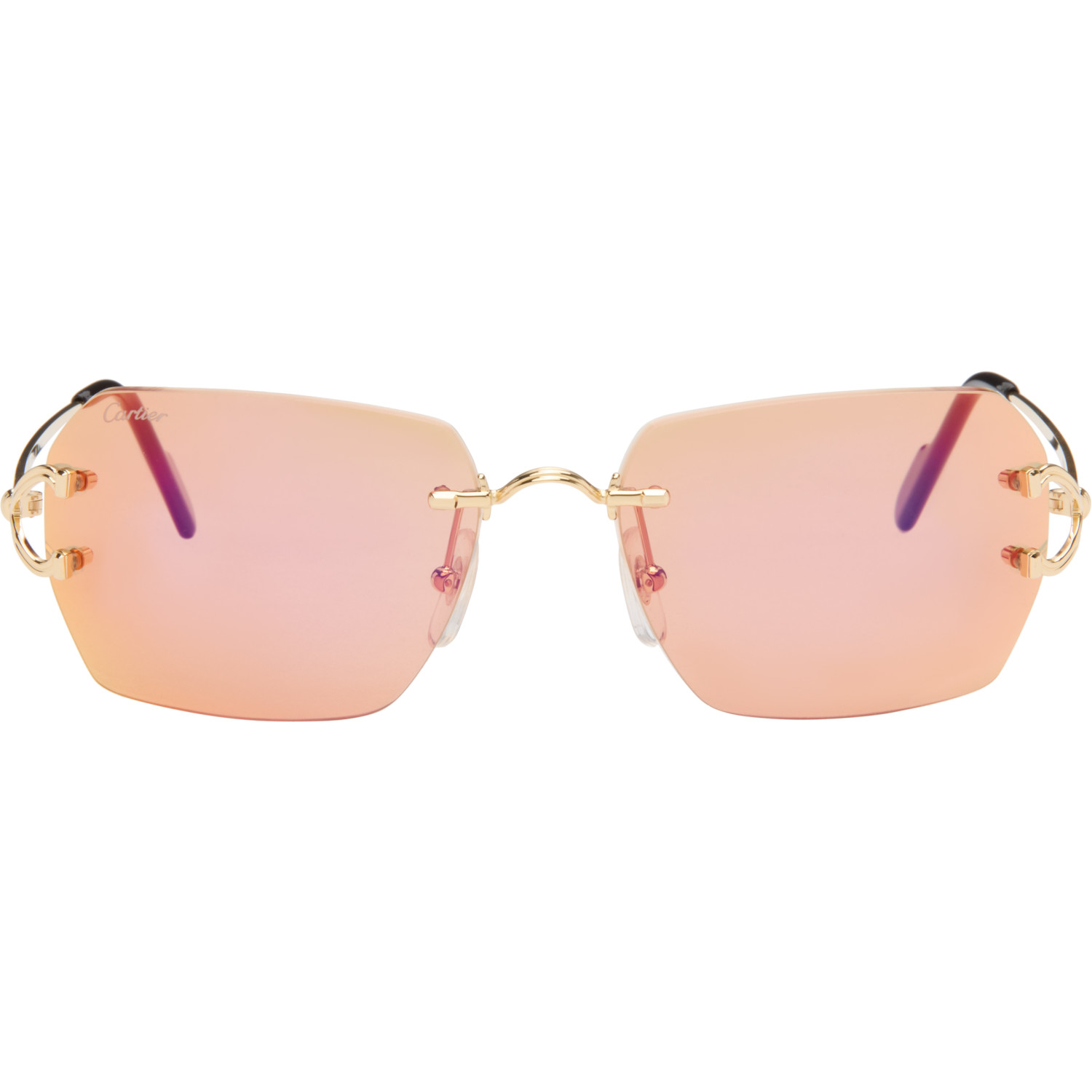 Cartier Gold Classic C Motif Sunglasses