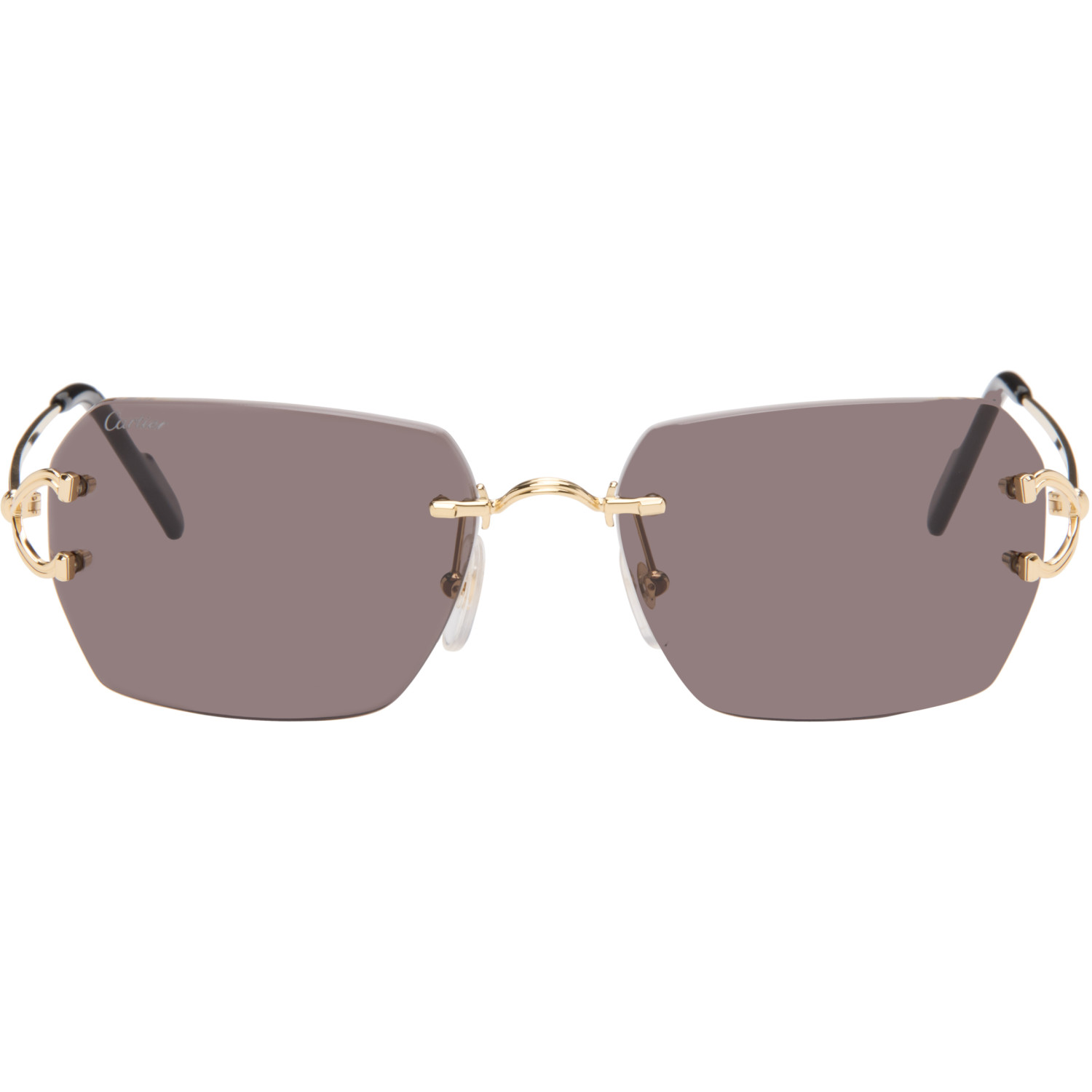 Cartier Gold Classic C Motif Sunglasses