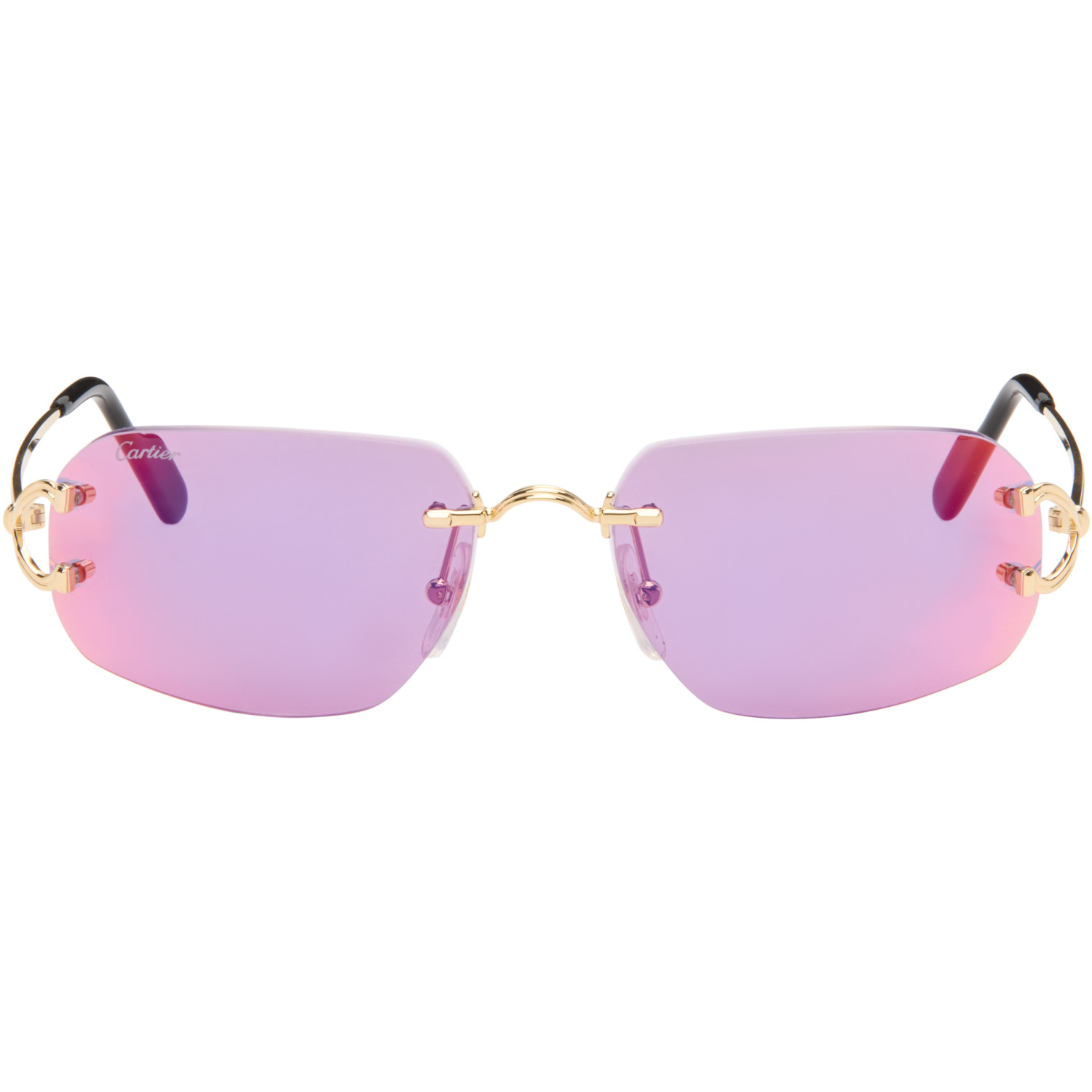 Cartier Gold Classic C Motif Sunglasses