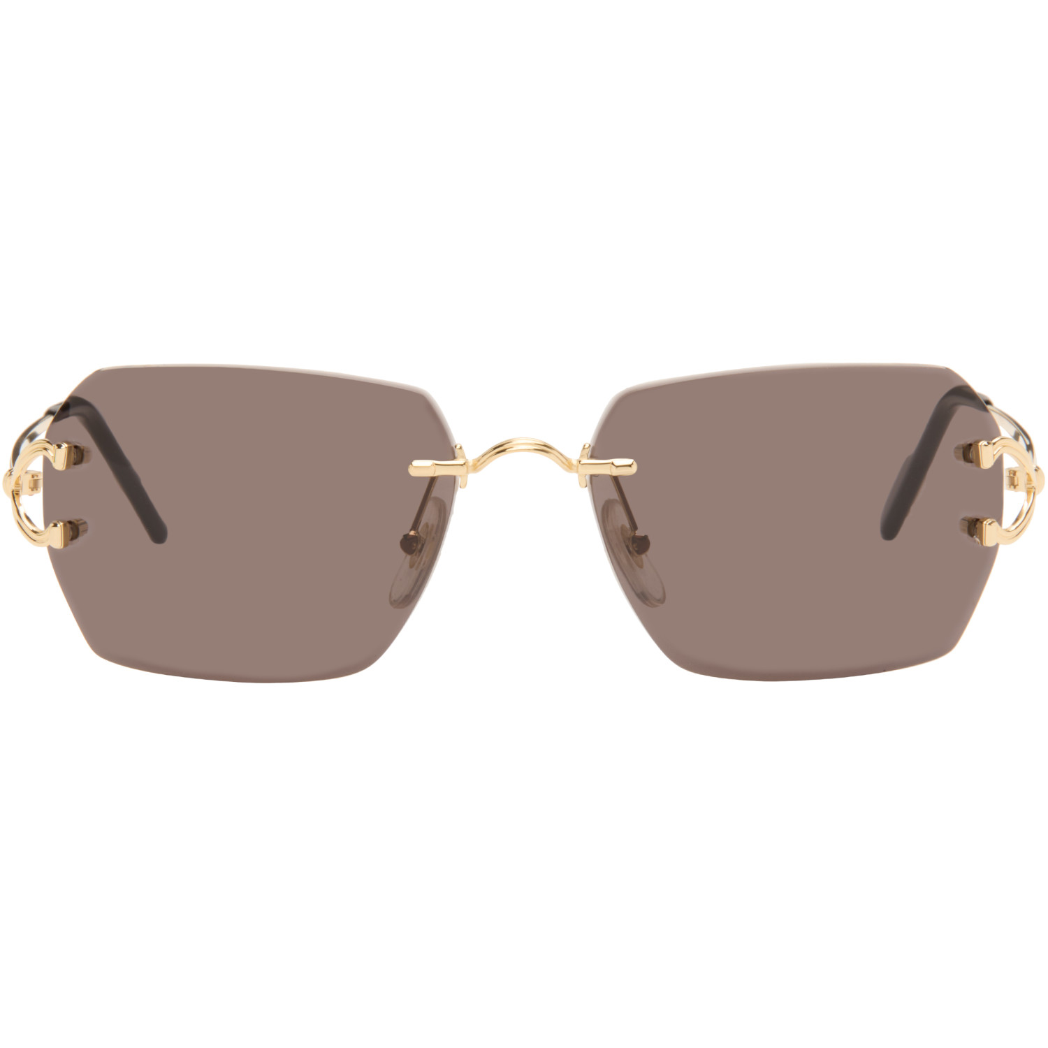 Cartier Gold Classic C Motif Sunglasses