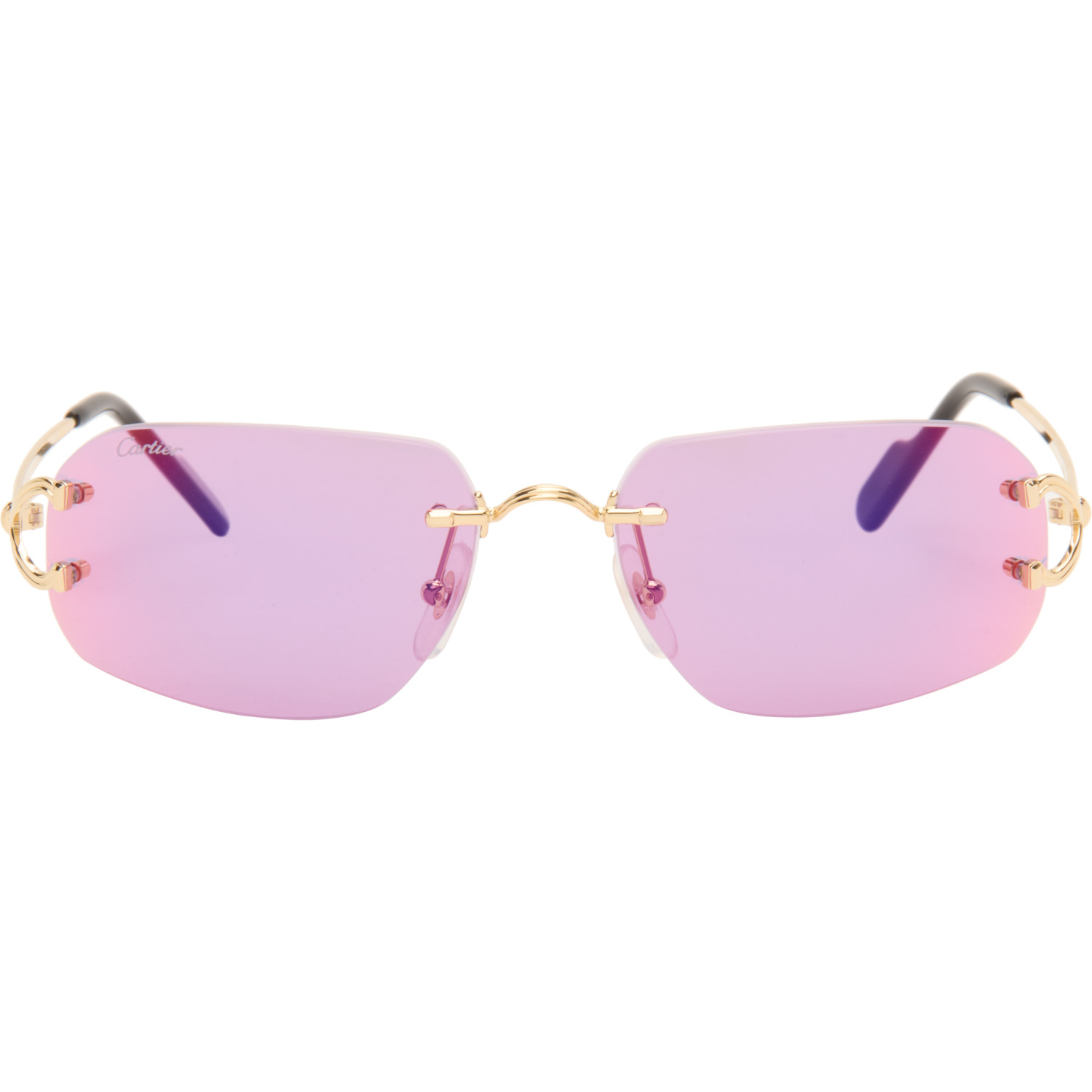 Cartier Gold Classic C Motif Sunglasses