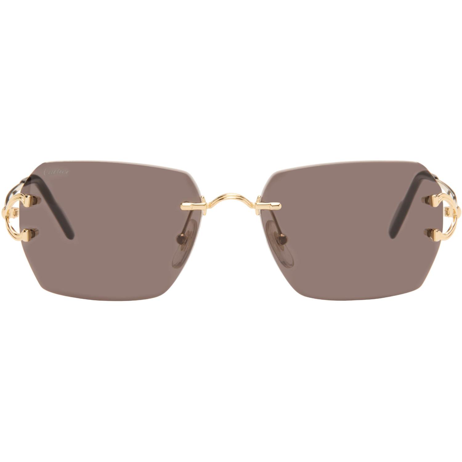 Cartier Gold Classic C Motif Sunglasses