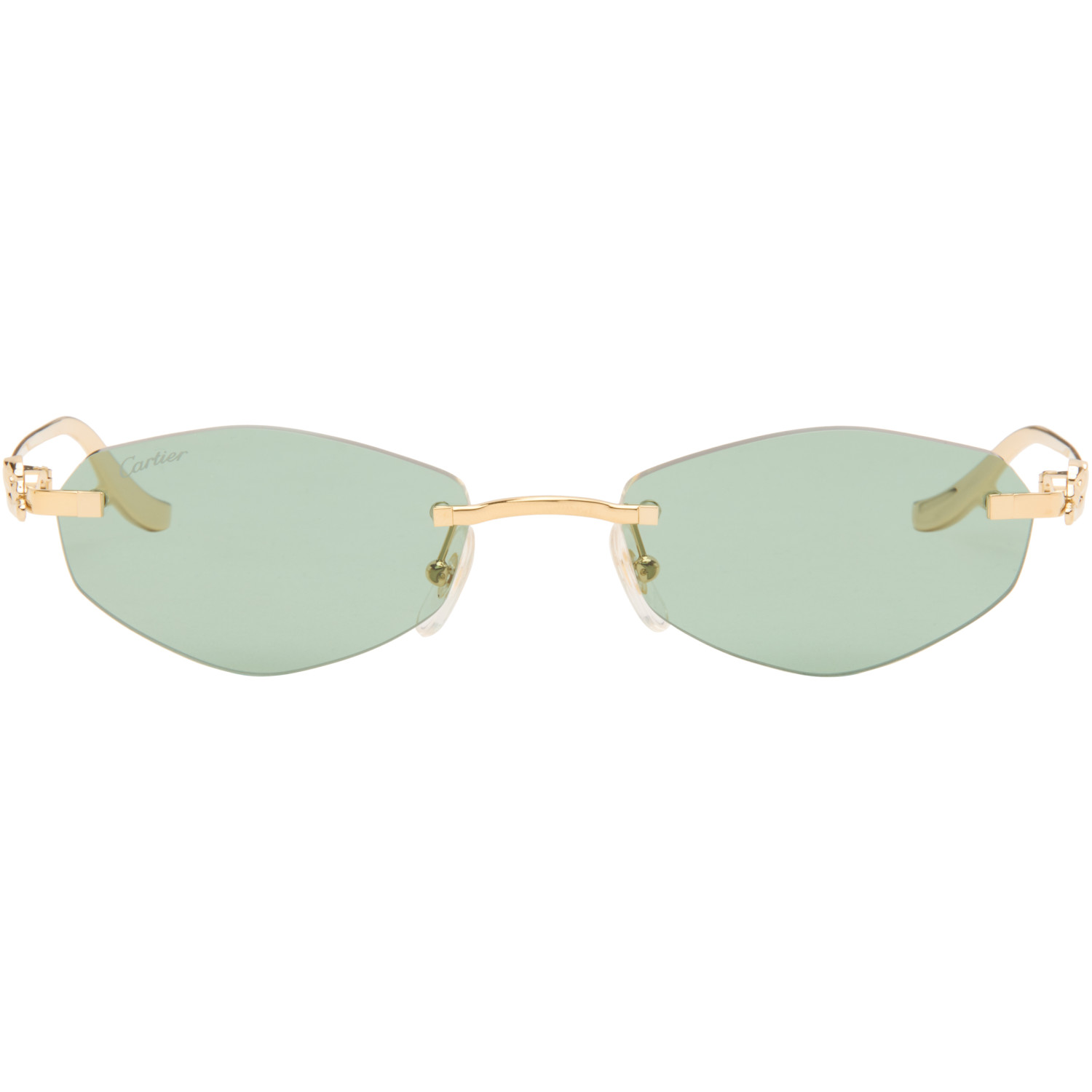 Cartier Gold 'Panthère de Cartier' Sunglasses