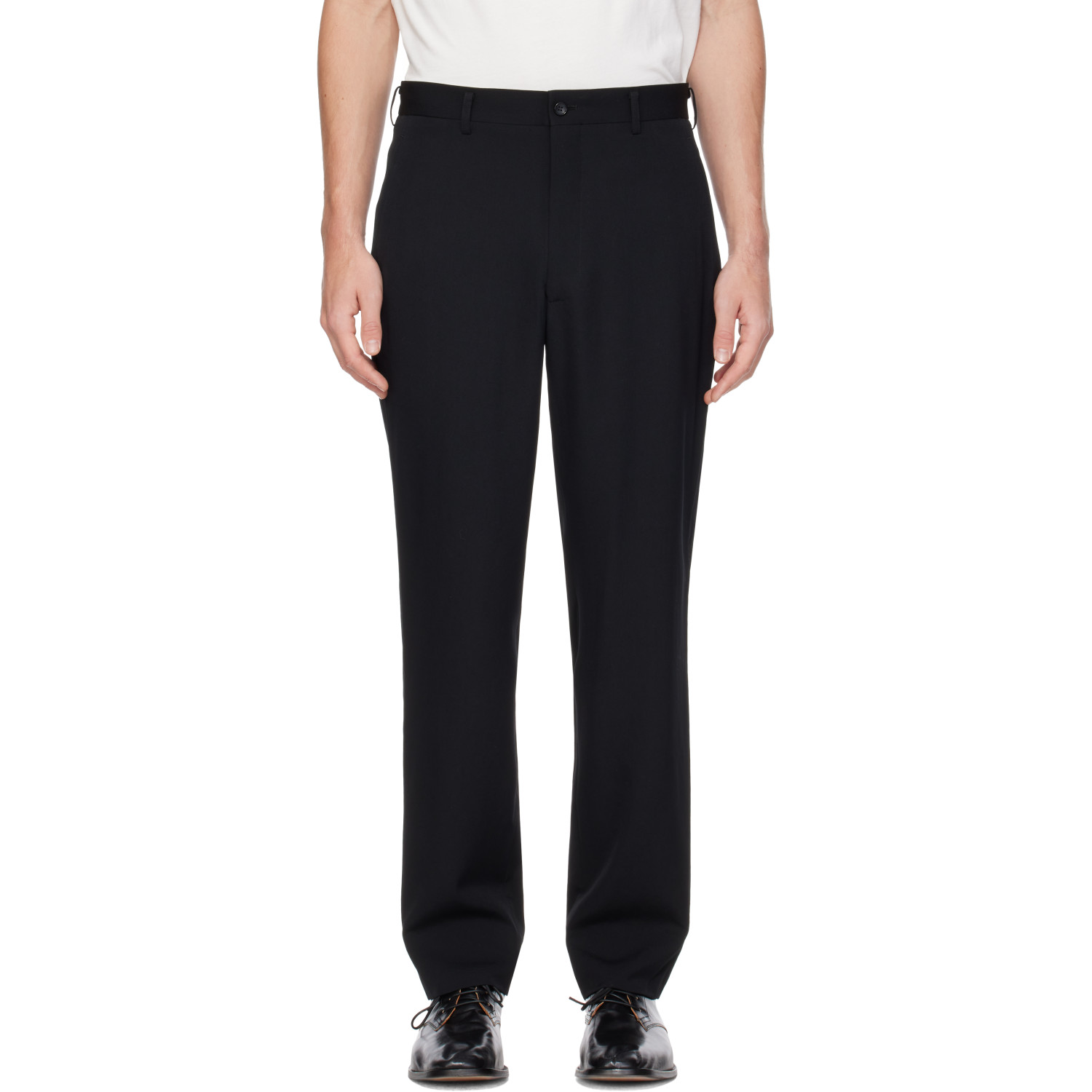 Comme des Garçons Homme Plus Black Wool Trousers