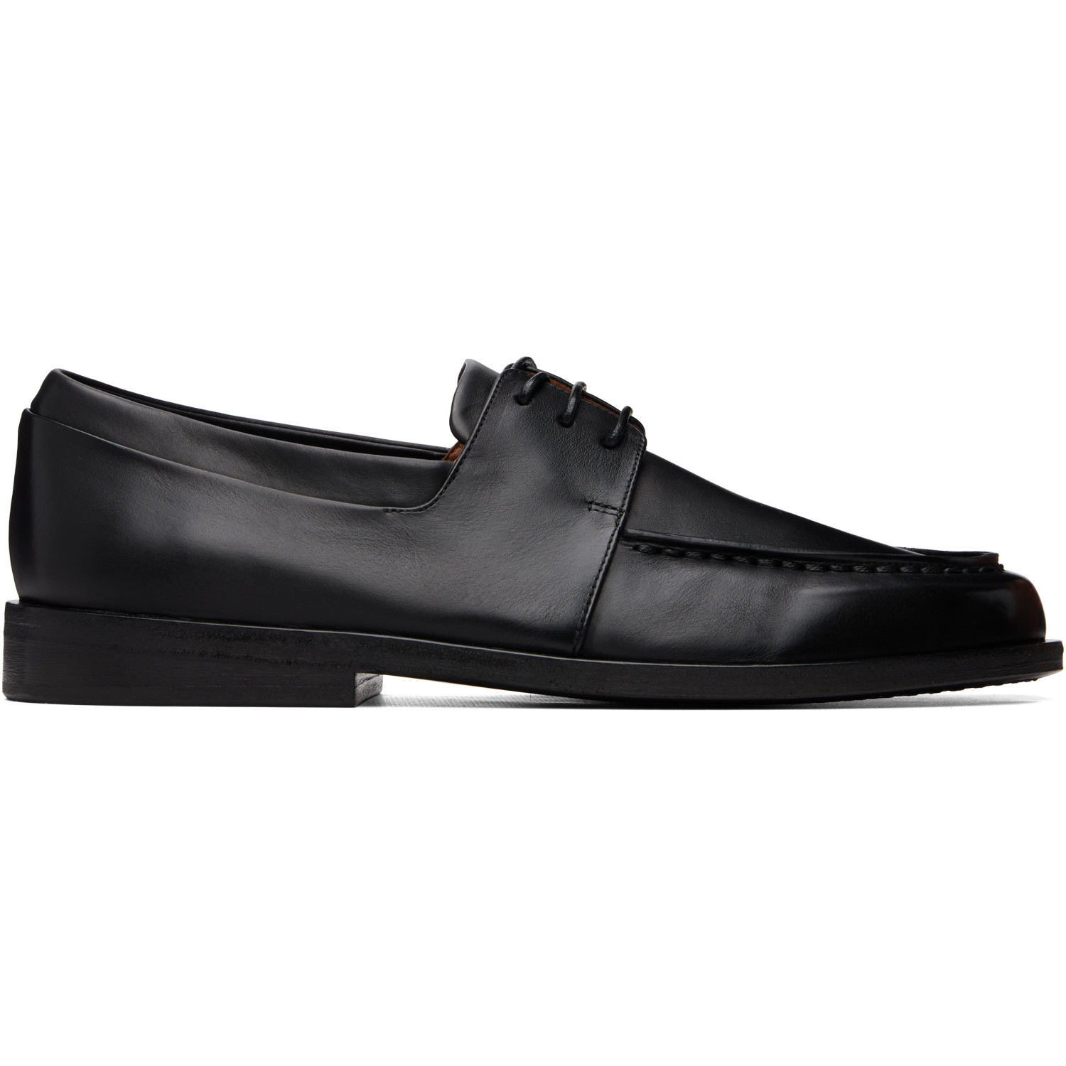 Marsèll Black Mocasso Leather Derbys