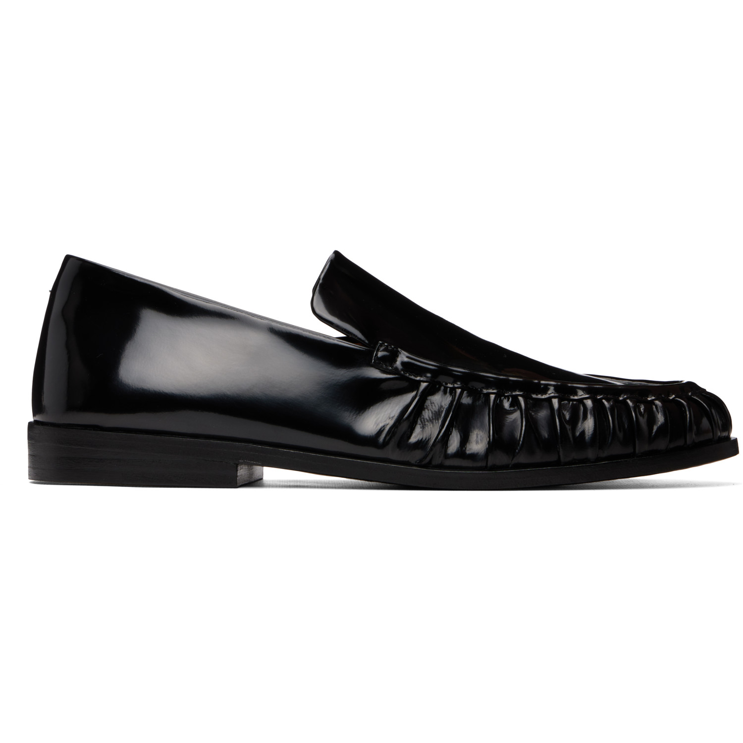 Marsèll Black Leather Loafers